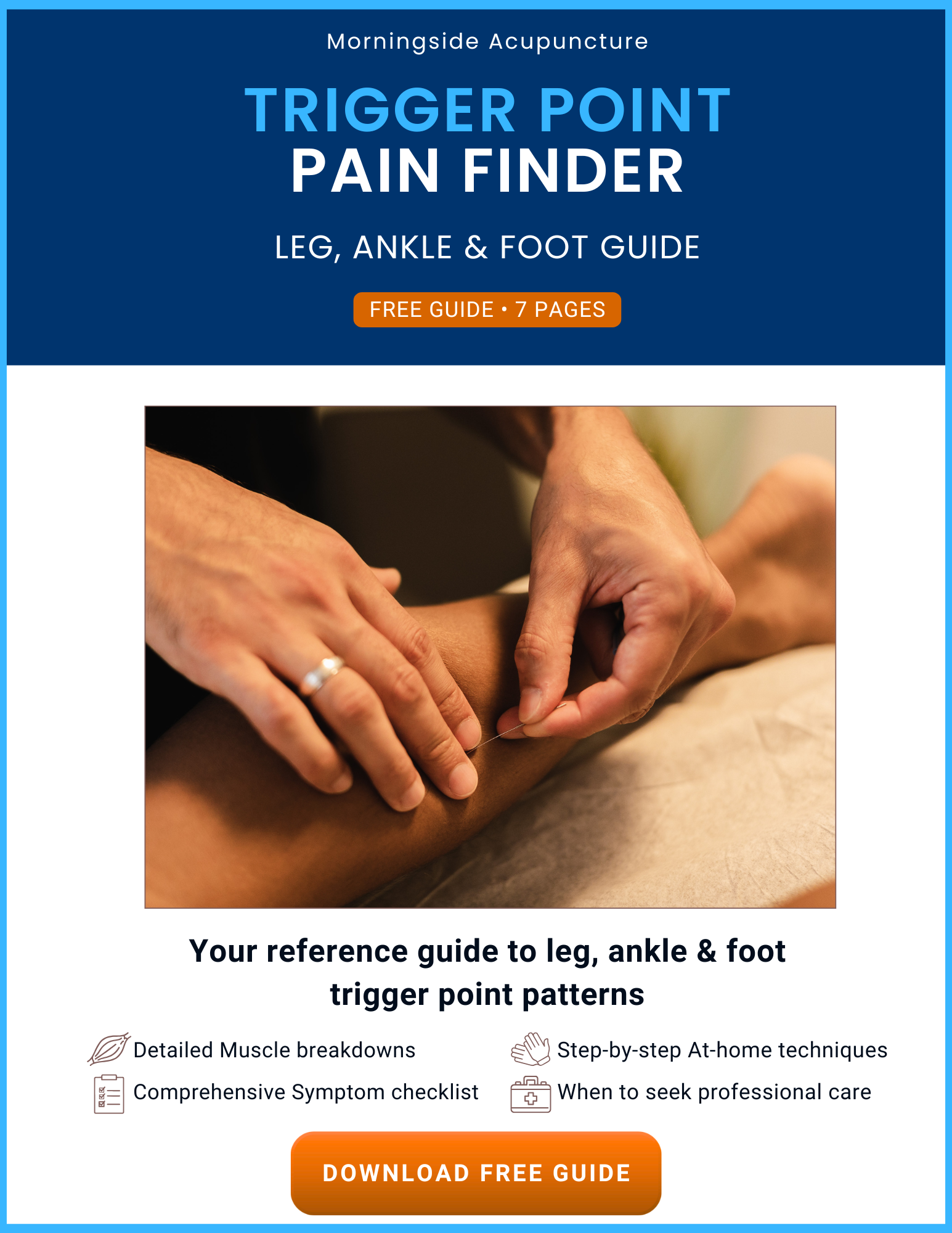 Trigger Point Pain Finder leg, ankle and foot guide