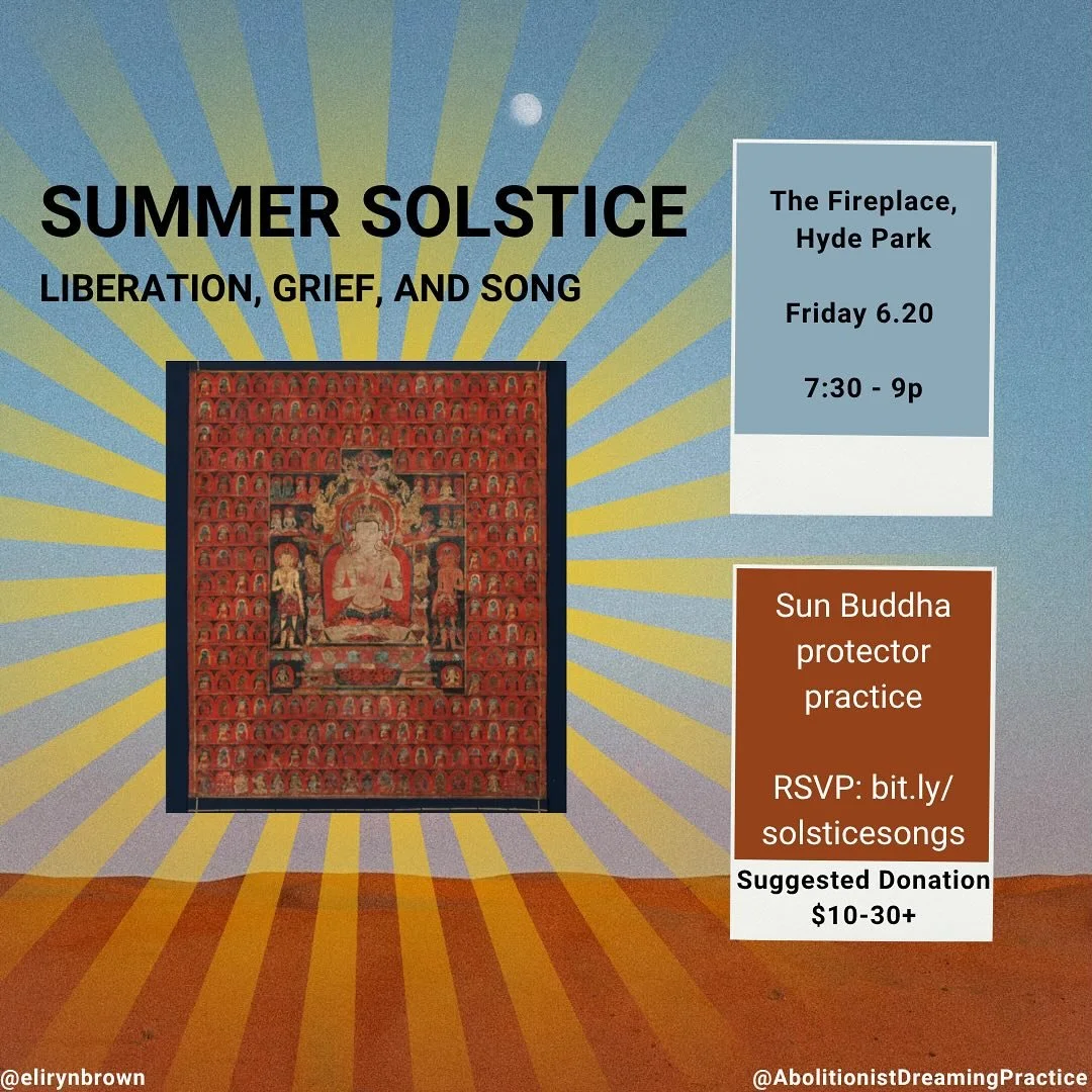 Join us for June events at the Fireplace! (Links in bio)  RSVP for Juneteenth: bit.ly/blackassritual

RSVP for summer solstice: bit.ly/solsticesongs