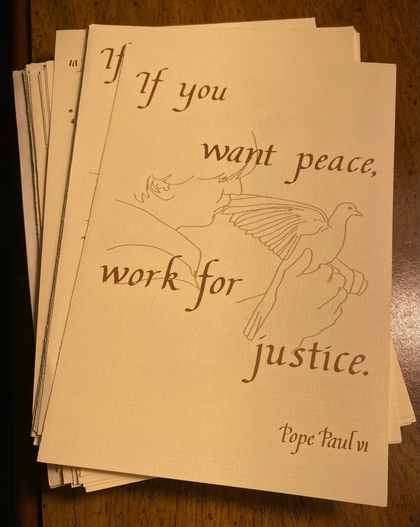 Song and cards from community prayer this evening. 🙏🙏❤️💔 **we have many cards if local friends want any