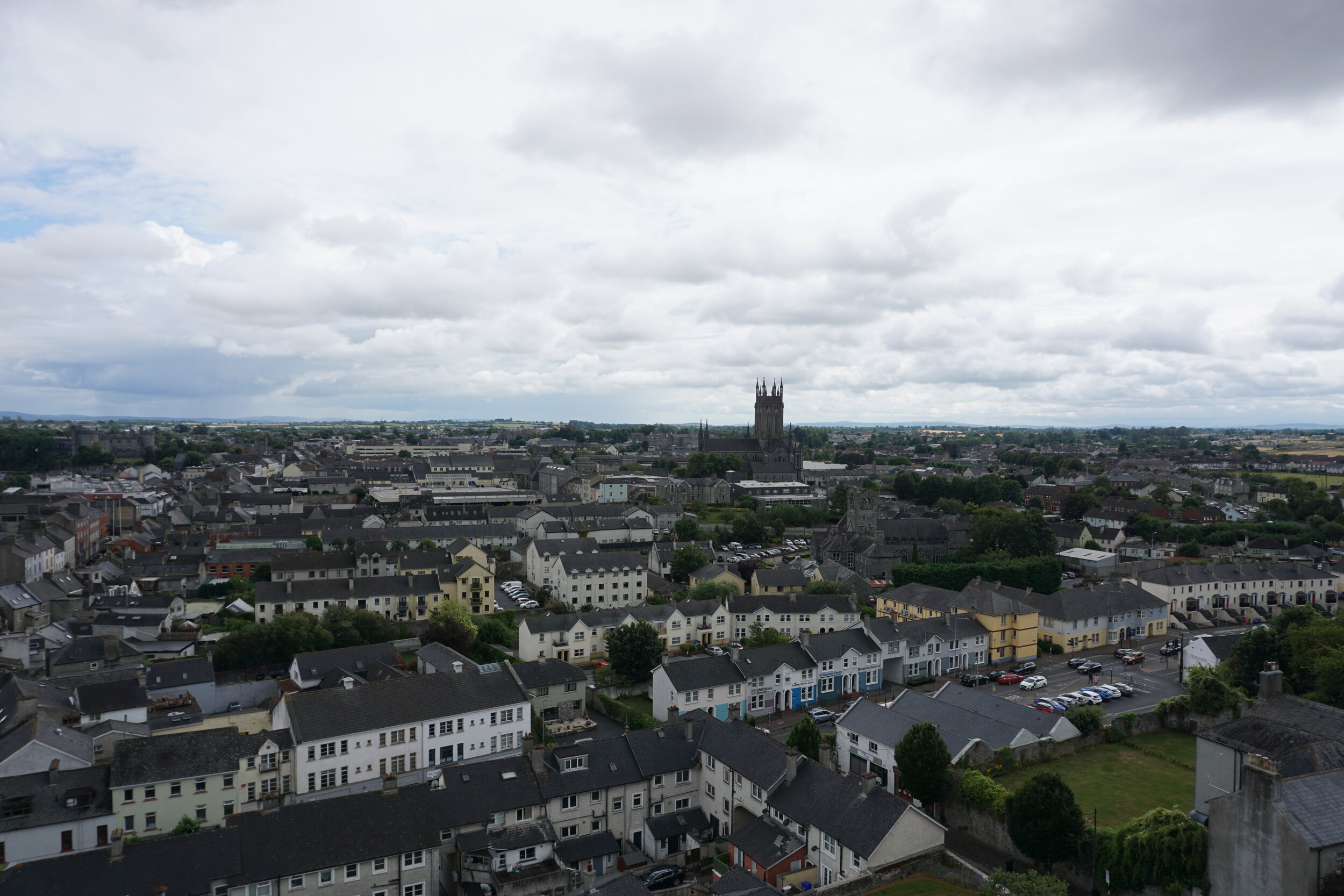 Kilkenny from the top of a 100' watchtower