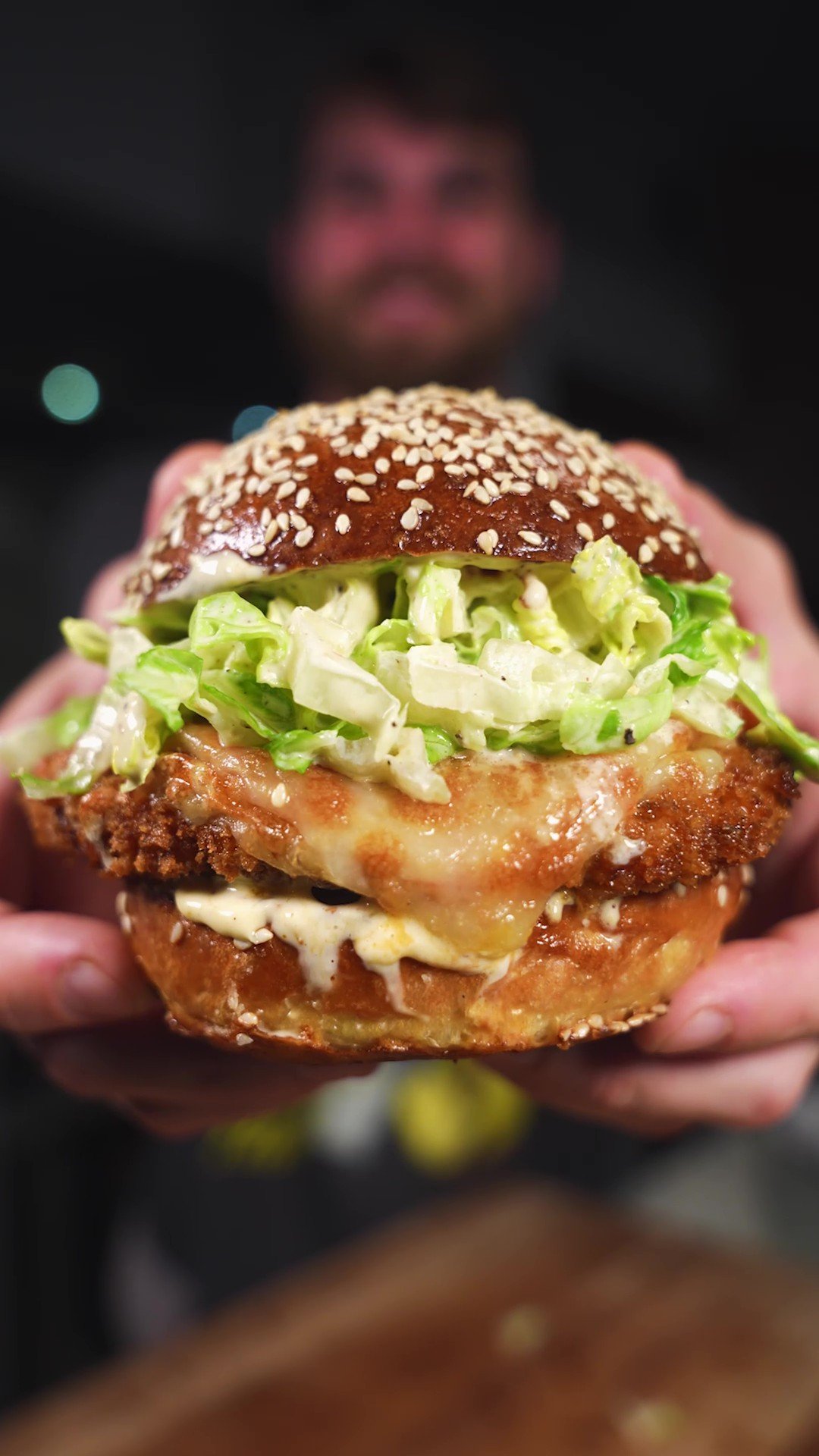 Chicken Parm Caesar Sandwich