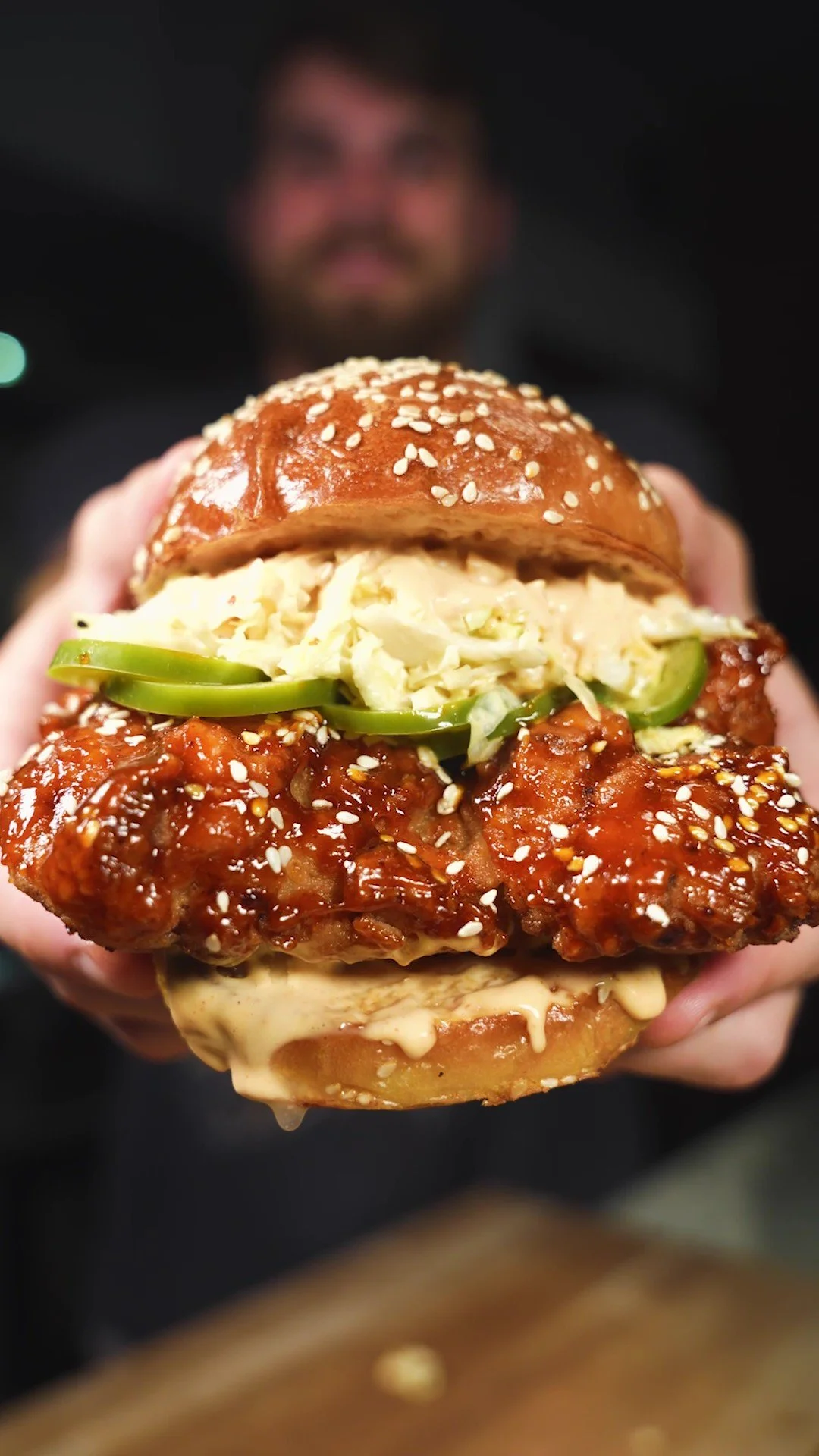 Korean Fried Chicken Sandwich