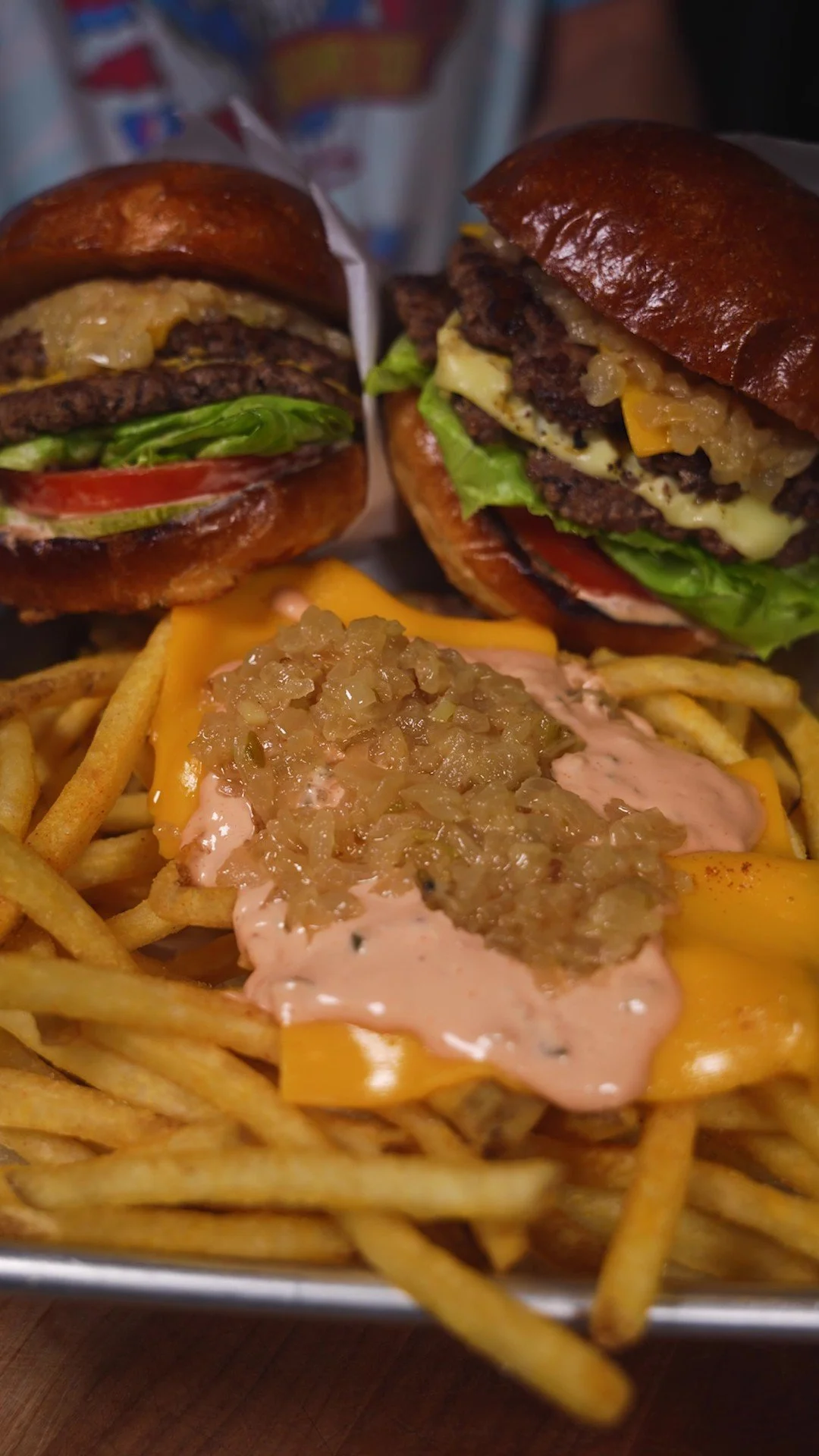 Animal Style Double Double w Animal Fries