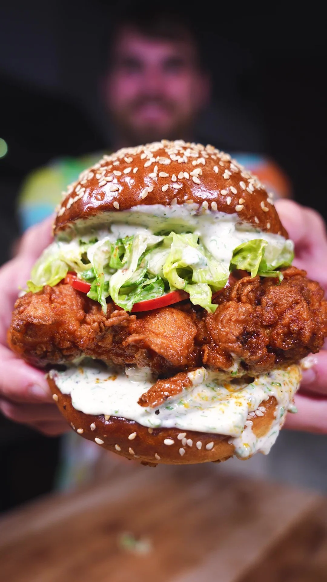 Nashville Hot Chicken Caesar Sandwich