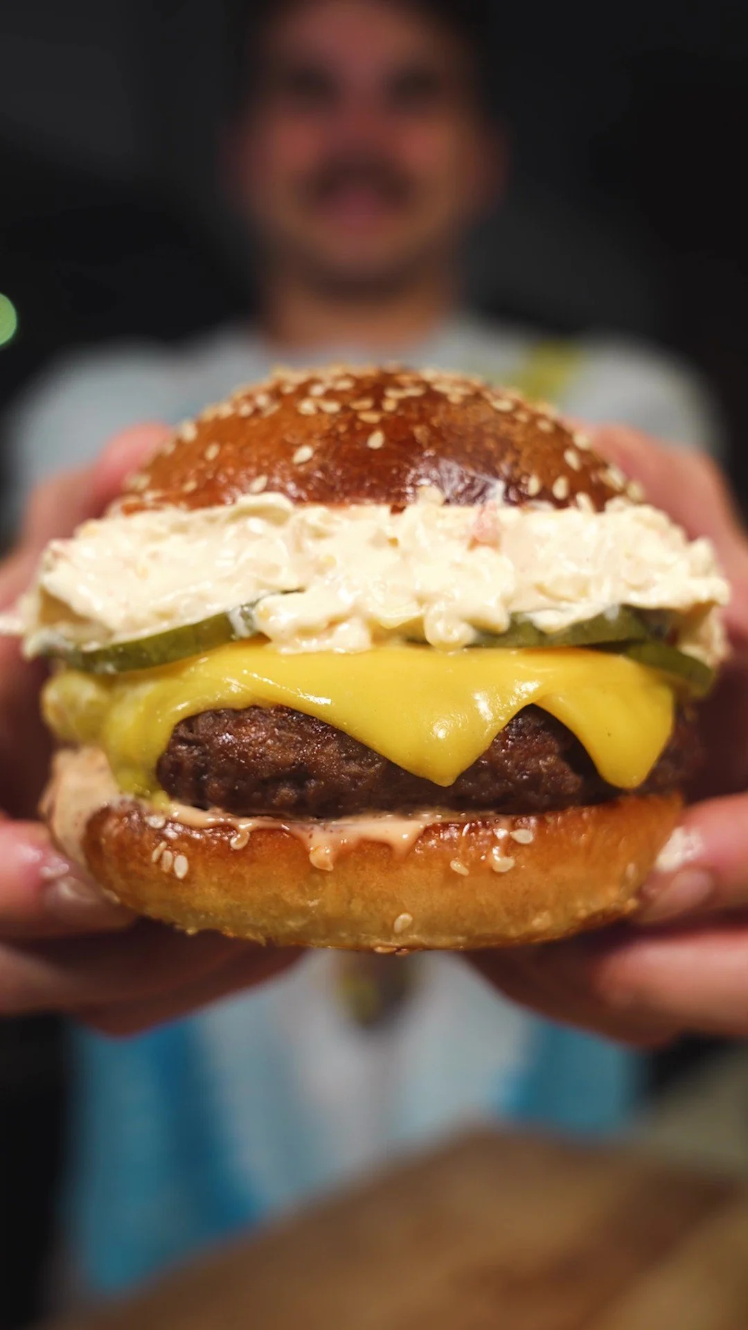Grilled Pimento Cheeseburger