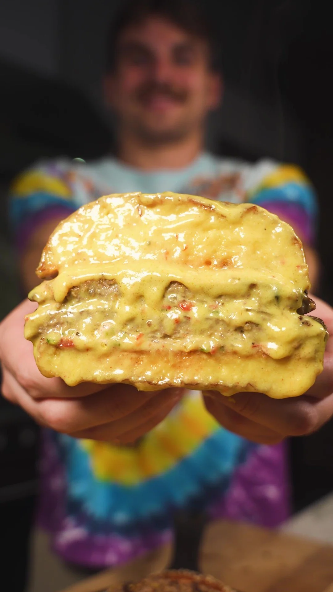 Sizzling Queso Fajita Smash Burger