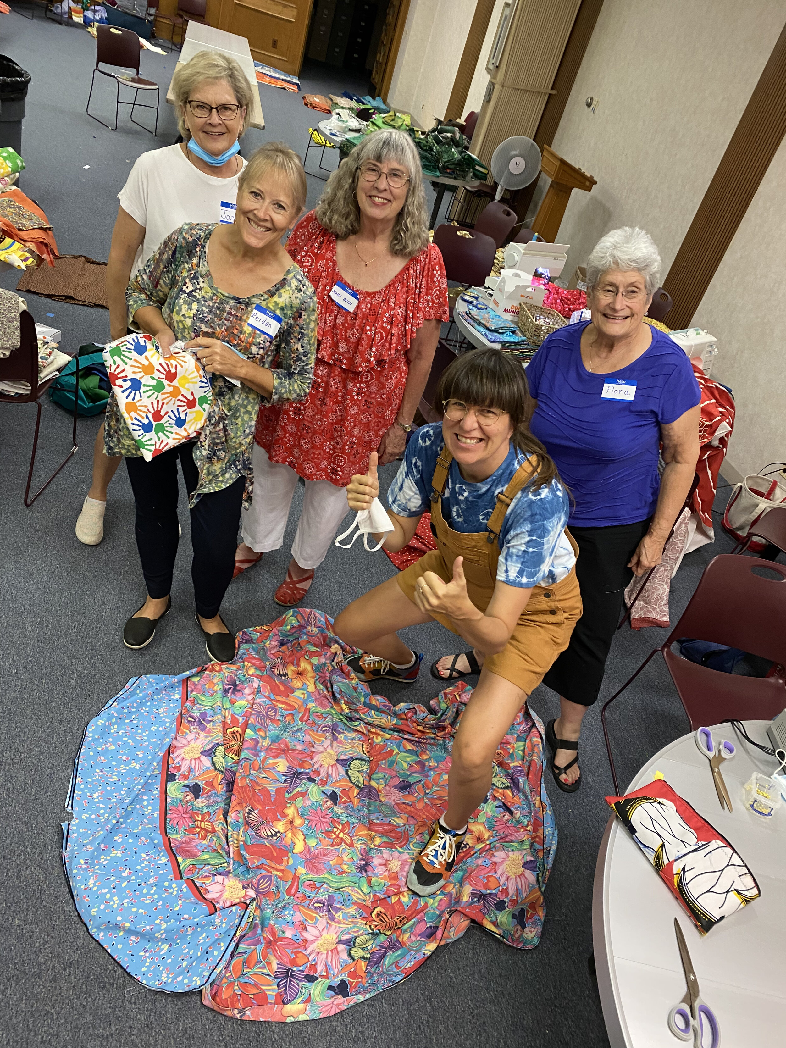 Our City Sunshine (2021) - St Charles Arts Council, St Charles, IL - Public Sewing Day