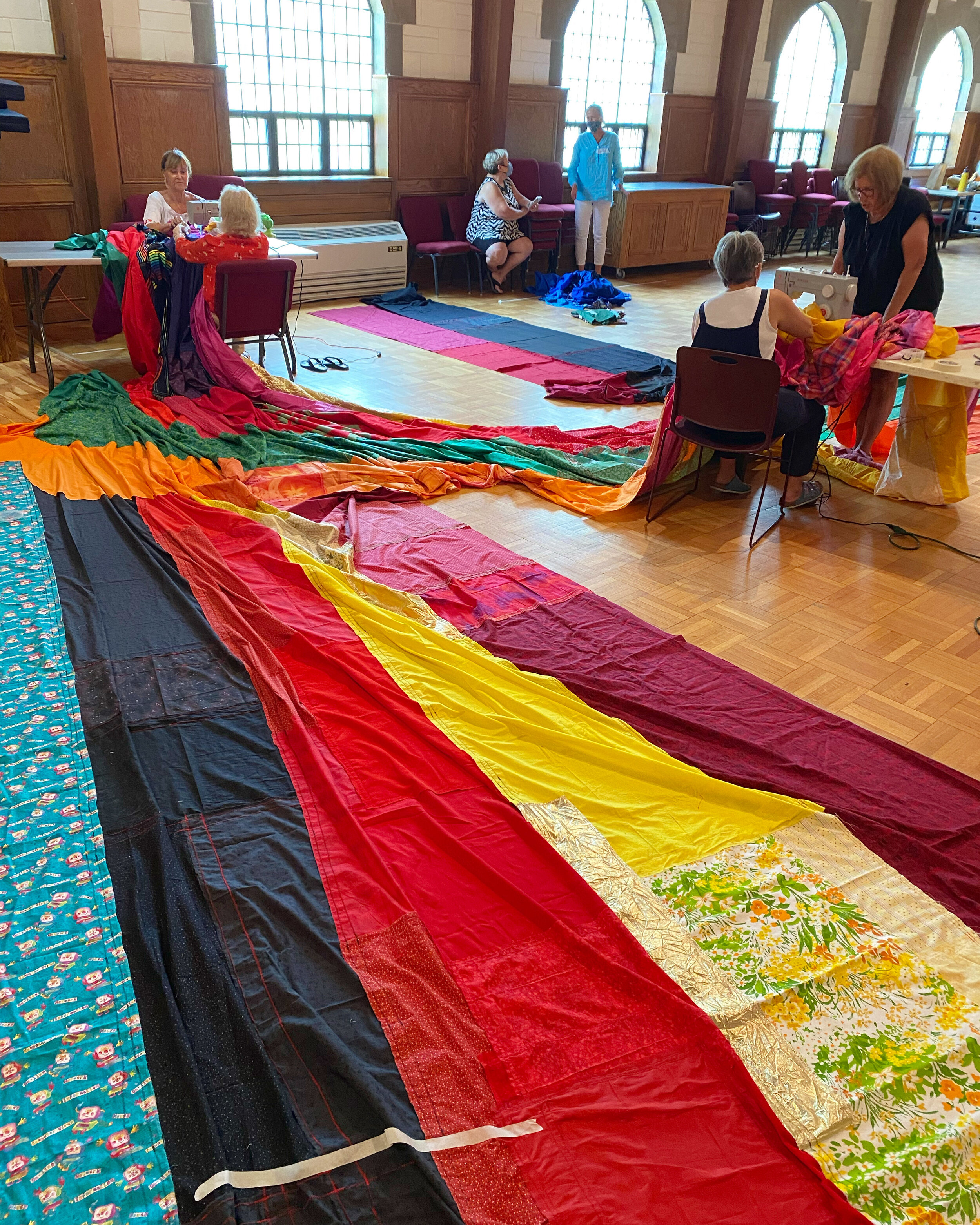 Our City Sunshine (2021) - St Charles Arts Council, St Charles, IL - Public Sewing Day