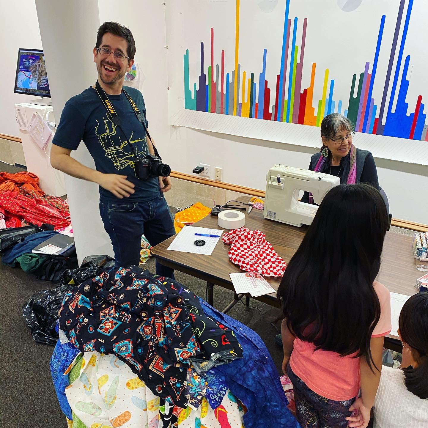 Metropolis Sunrise (2019-2022) - ArtsWestchester Public Sewing Day