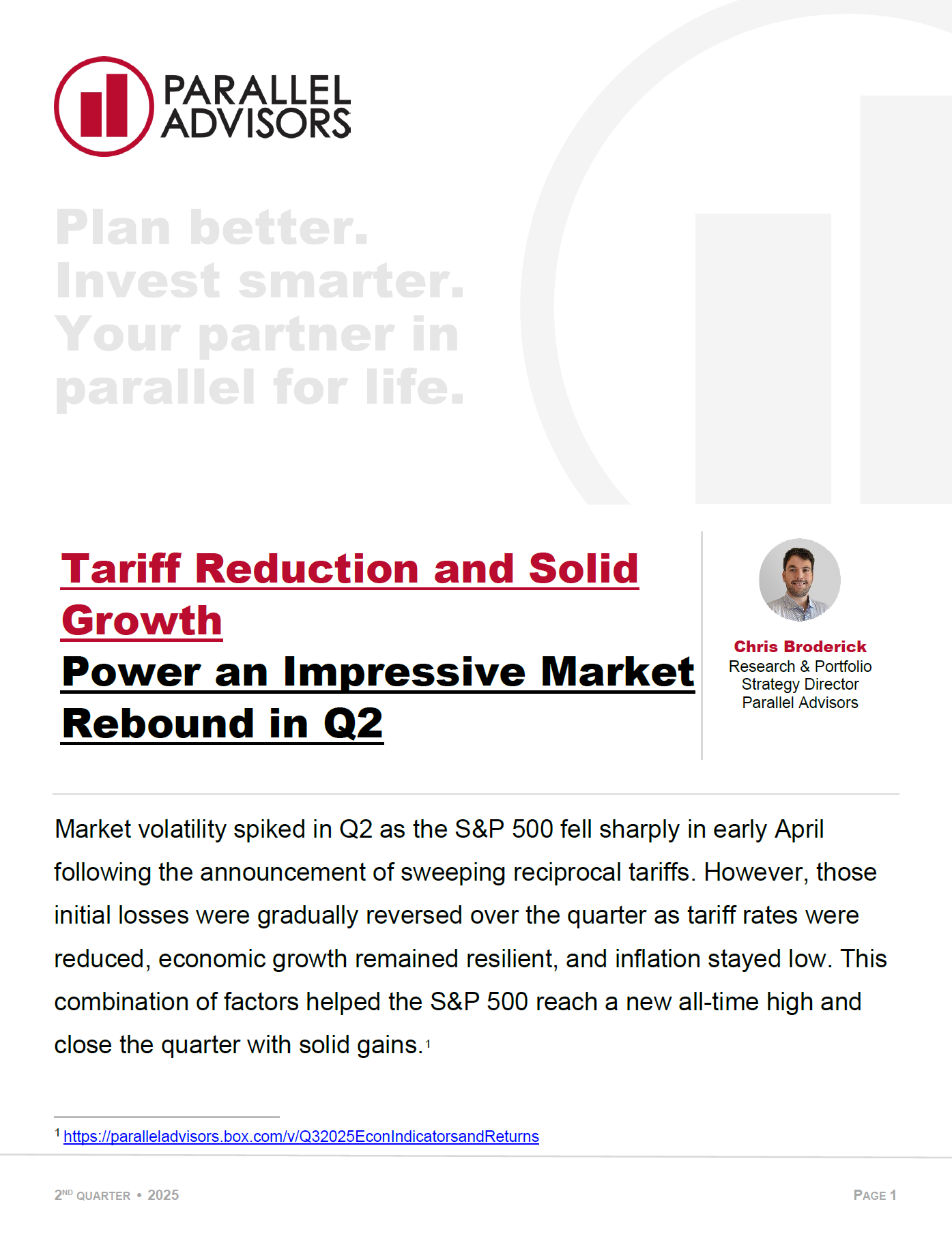 Q2 2025 Review & Outlook