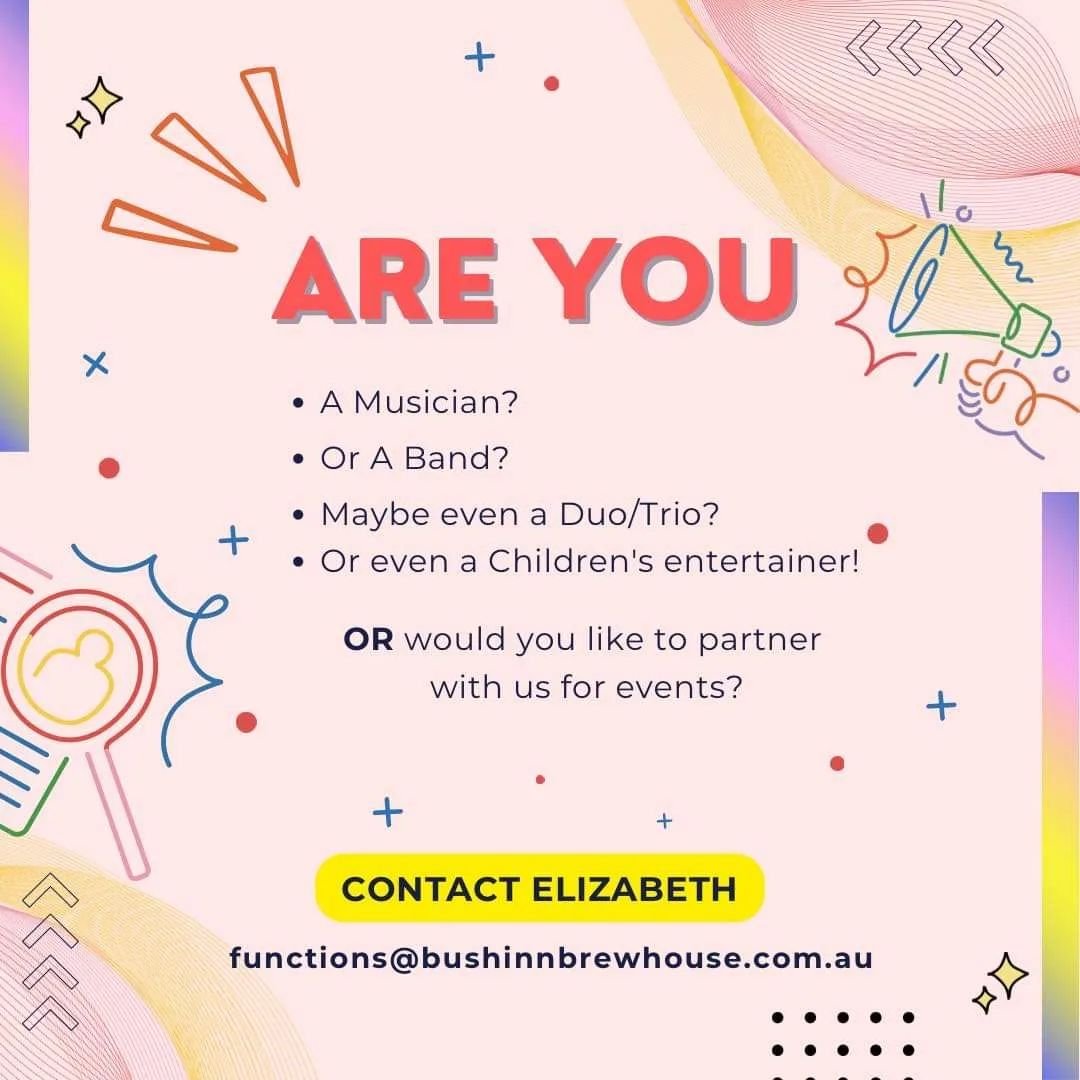 🎶🎉 Calling all musicians, children's entertainers, and local Tasmanian companies! 🎵🎈

We're embarking on an exciting journey and we want YOU to be a part of it! 🚀 We've got some fantastic events on the horizon, and we're on the lookout for talen