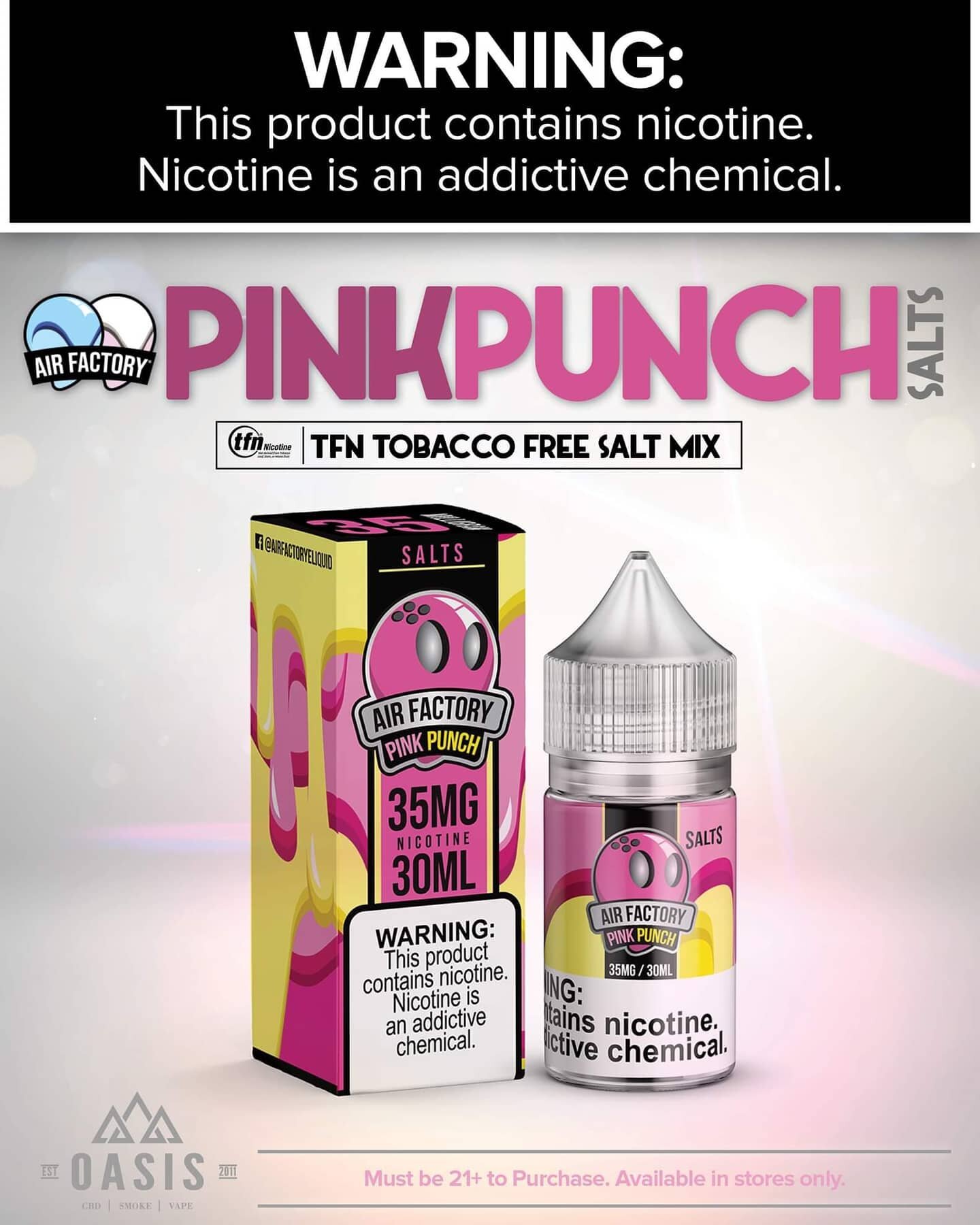 Air Factory TFN Salt Nicotine Line