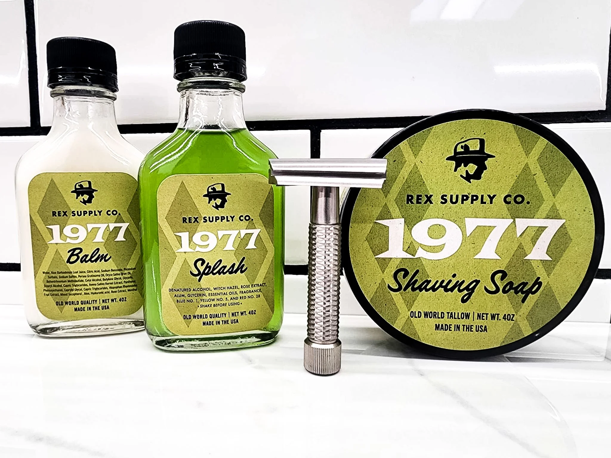 Rex Supply Co. 1977 Old World Aftershave Splash — Rex Supply