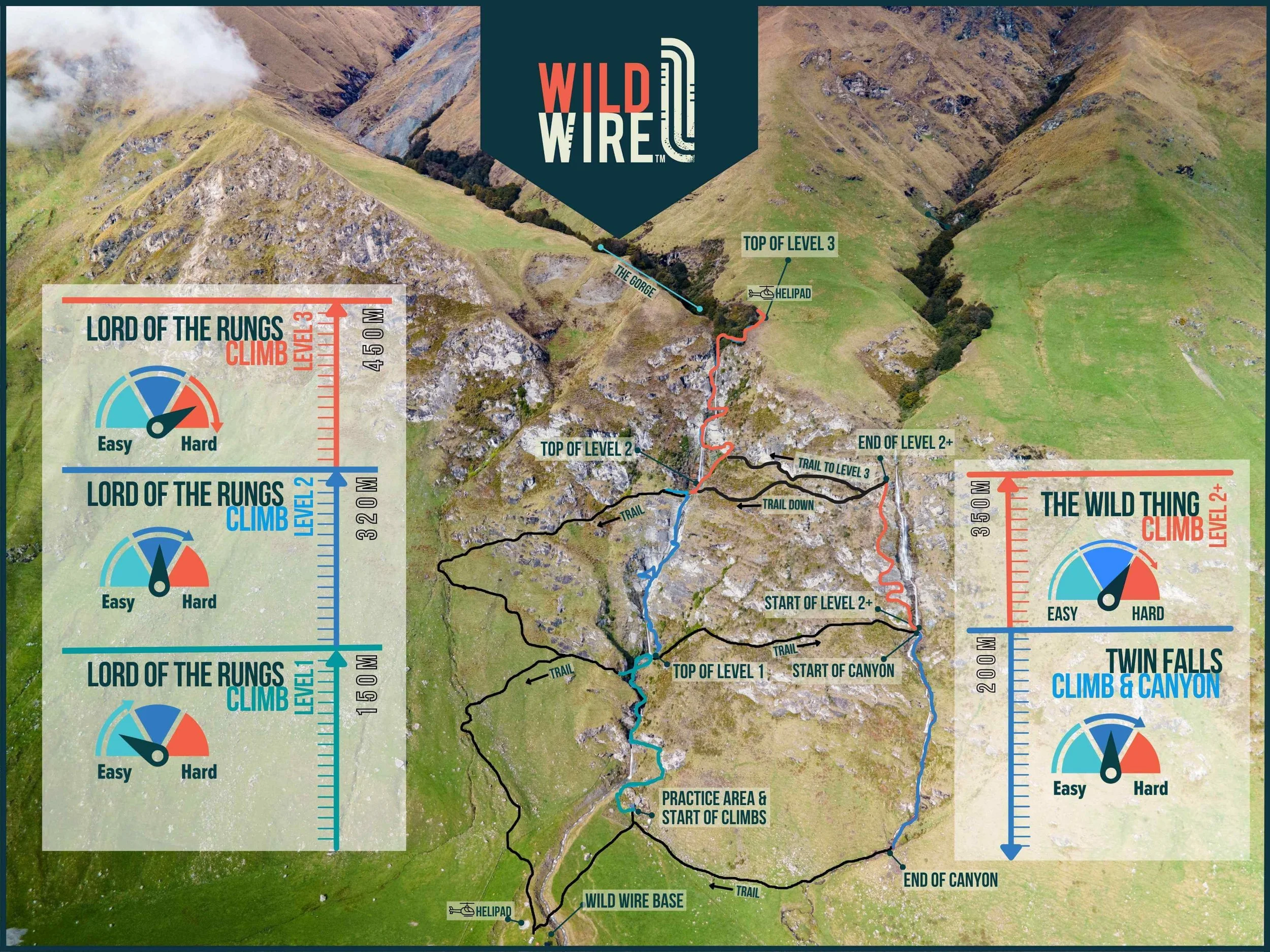Map of Wildwire Tours