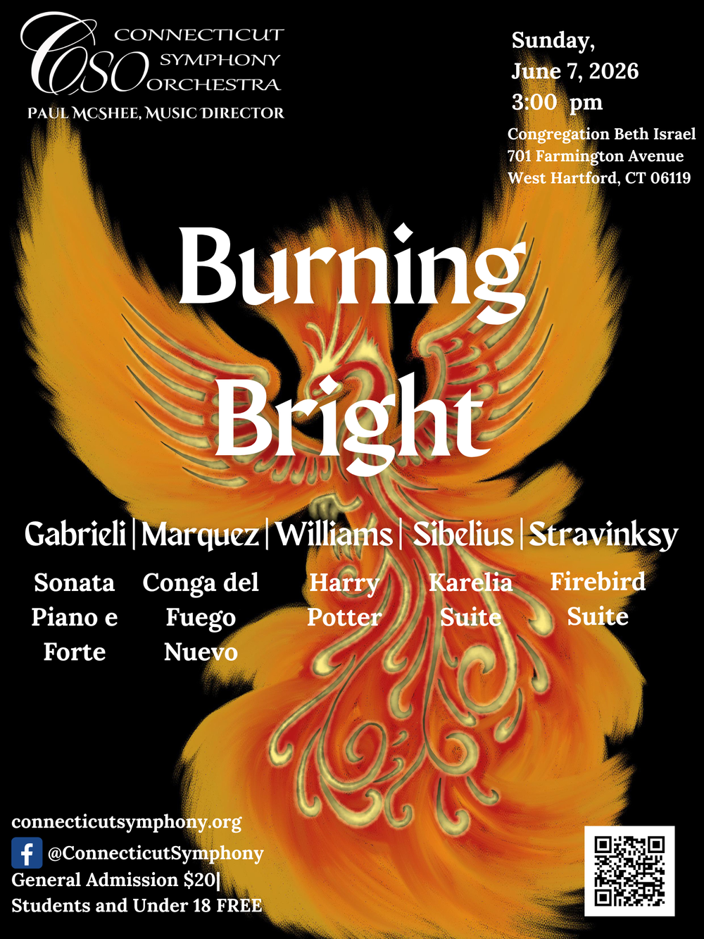 Burning Bright — Connecticut Symphony Orchestra