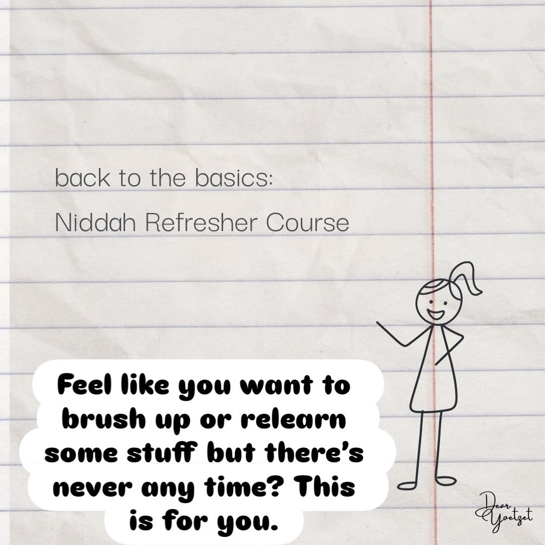 Last night I gave a refresher shiur to a group of women. We had animated conversations about life, marriage, mitzvot, challenges, creative ideas, and it was a truly energizing and a chance to refresh in every way. 
In person classes are best, but rea