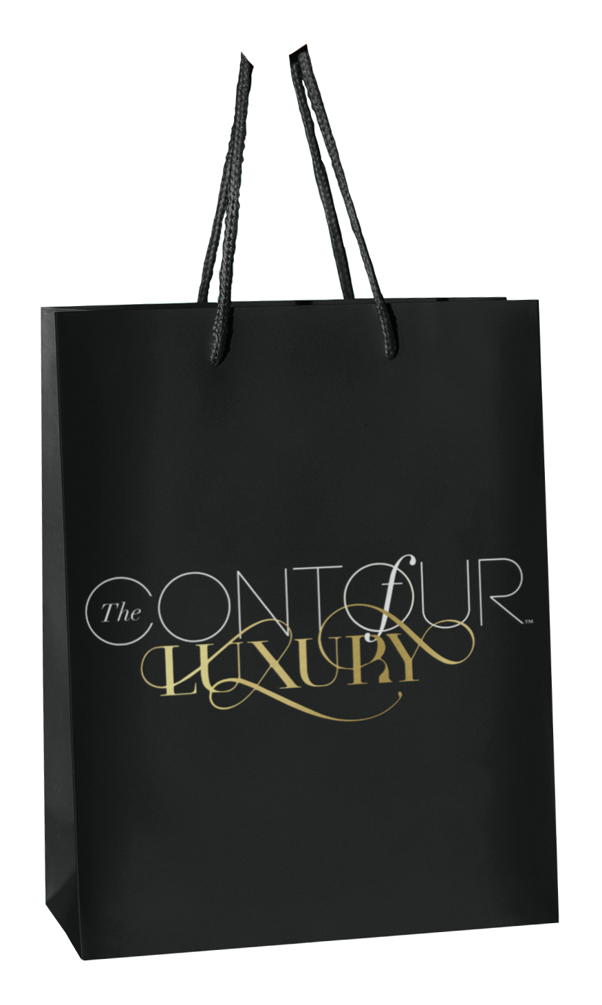 The Contour of Luxury Shopping Bag