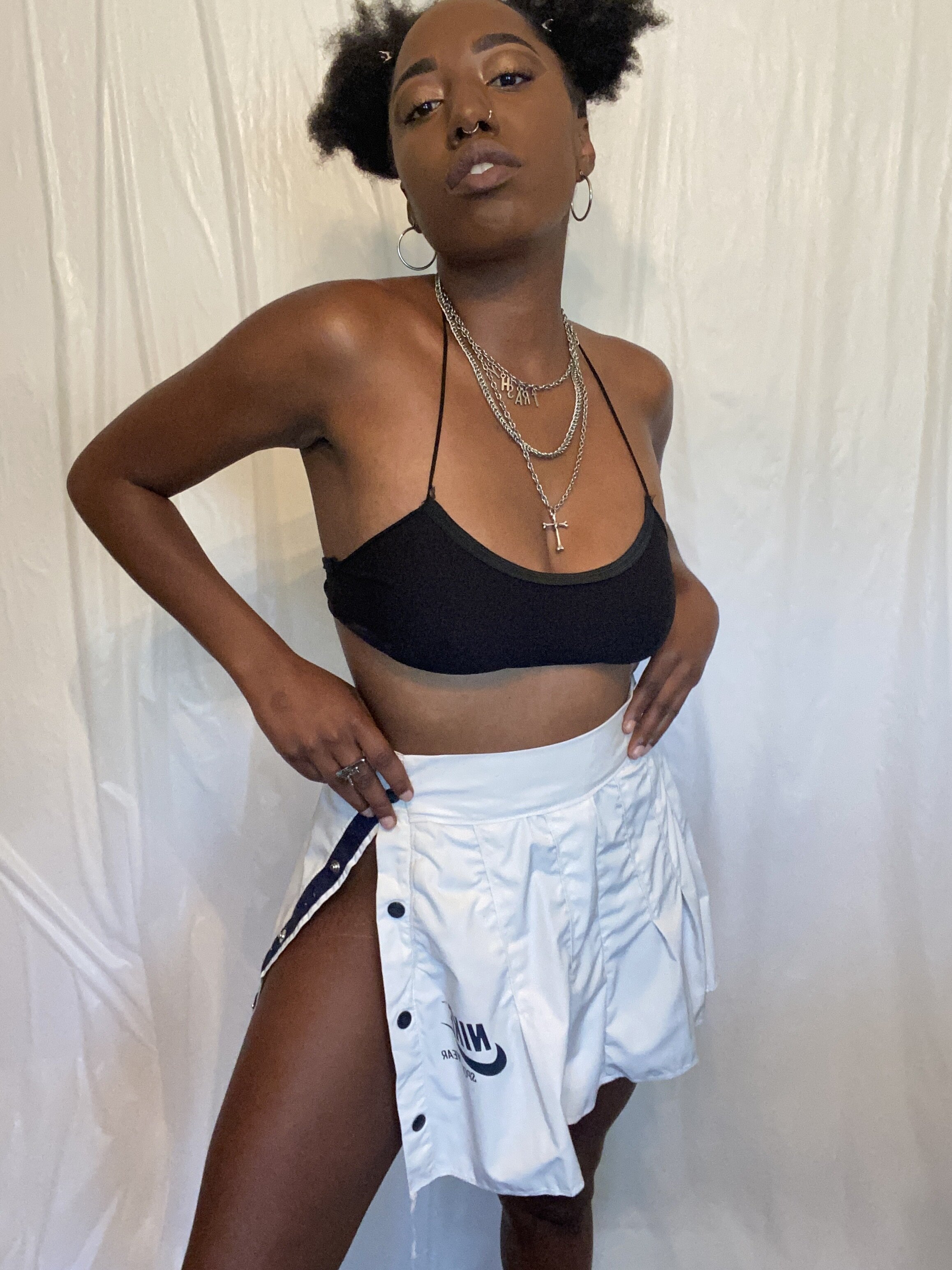 BLk x Nike Pleated Mini Skirt