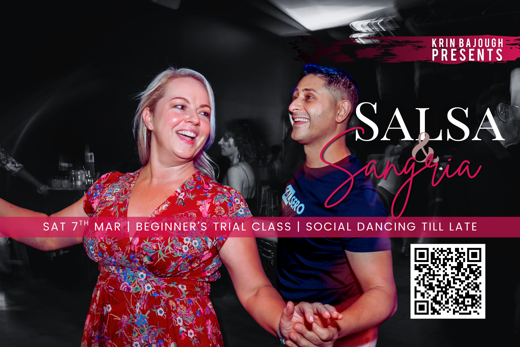 Salsa &amp; Sangria Studio Party | SAT 7th Mar