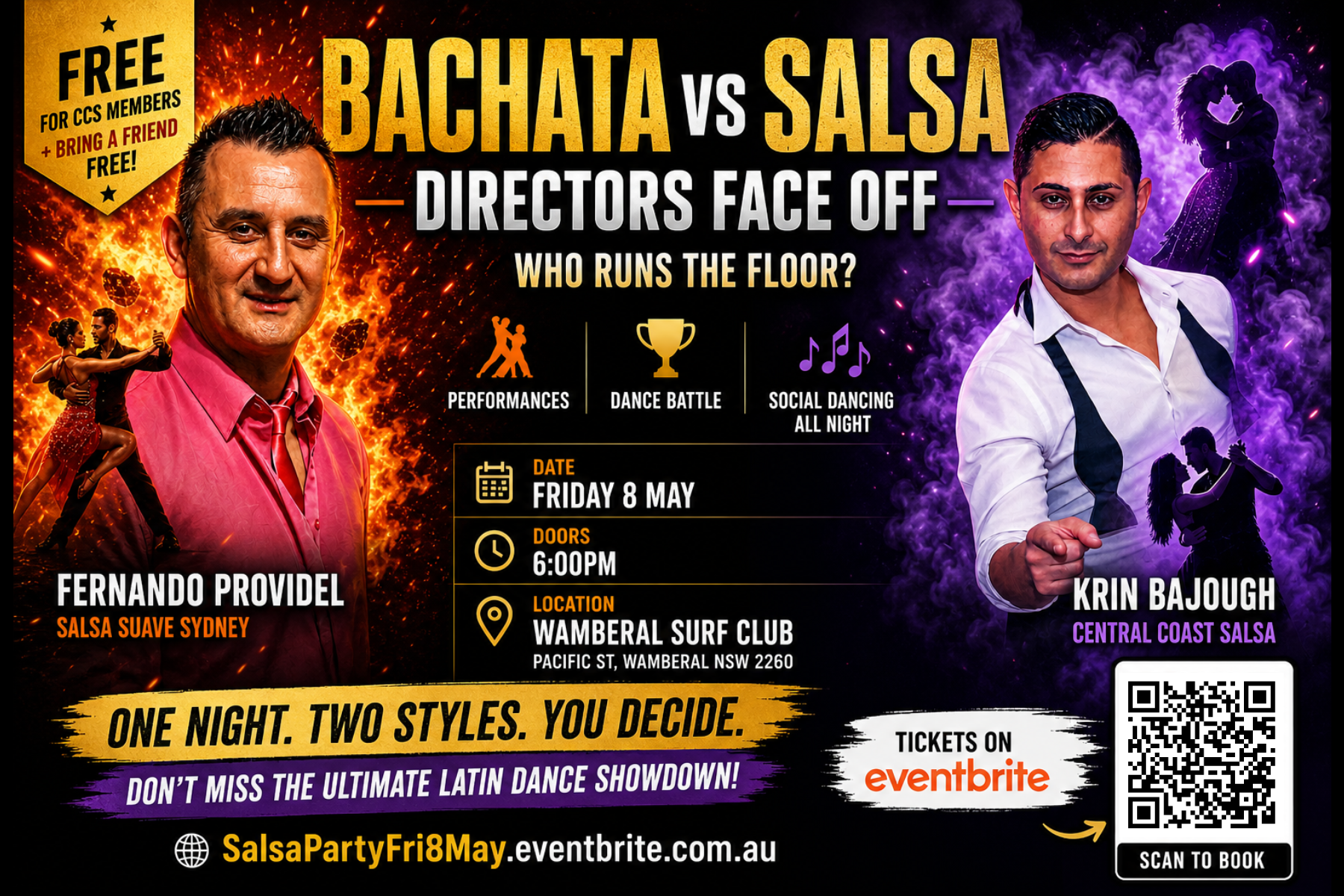 Bachata Vs Salsa Party @ Wamberal