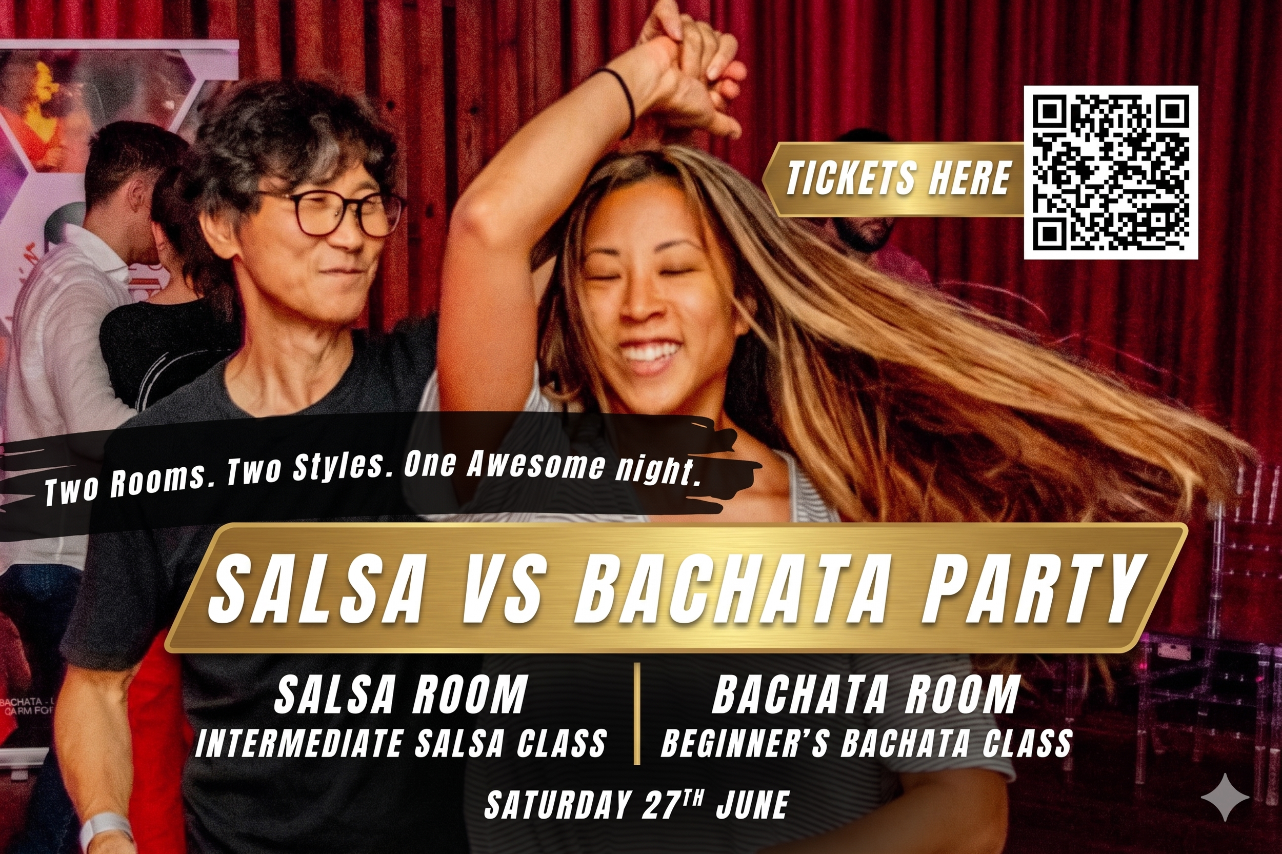 Bachata Vs Salsa Party | SAT 27th July