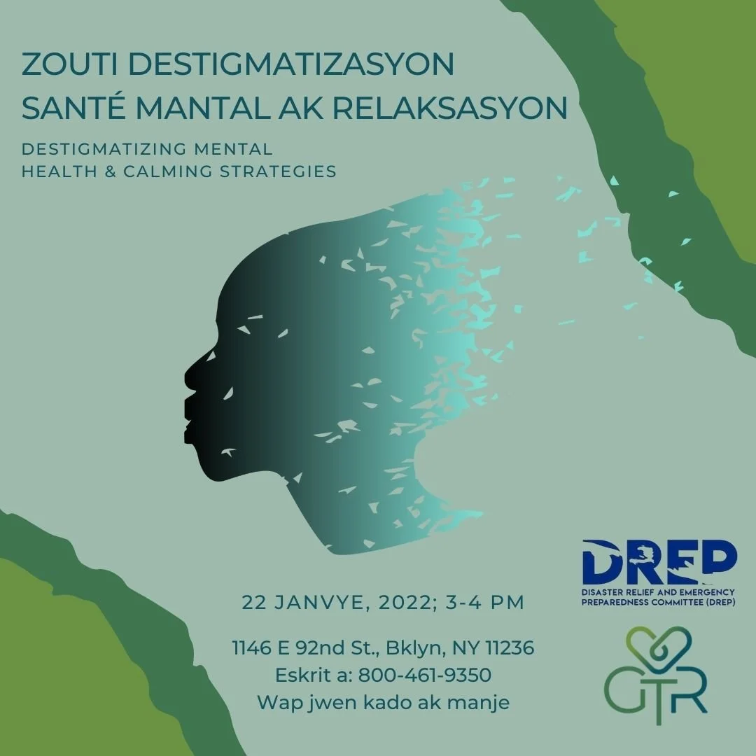 Destigmatizing Mental Health &amp; Calming Strategies (1/22 @ 3pm EST)