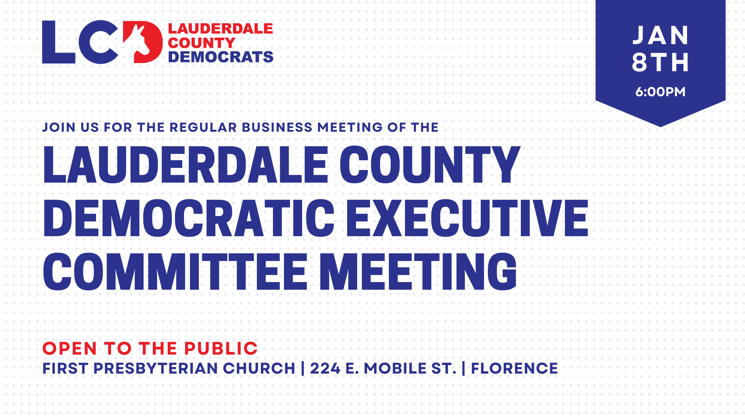 Lauderdale County Democratic Executive Committee Meeting