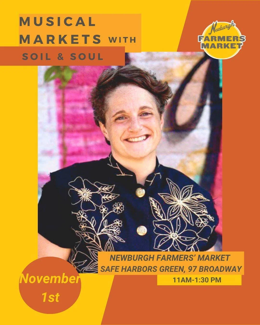 This Week at the Newburgh Farmers Market!🍎🍄‍🟫
Shop fresh and local with Two Brothers Farm, Farmer Huerta, Tony’s Pickles, and welcome two new vendors this week:
🍄‍🟫 Farm Lane Farms — featuring locally grown mushrooms, handma