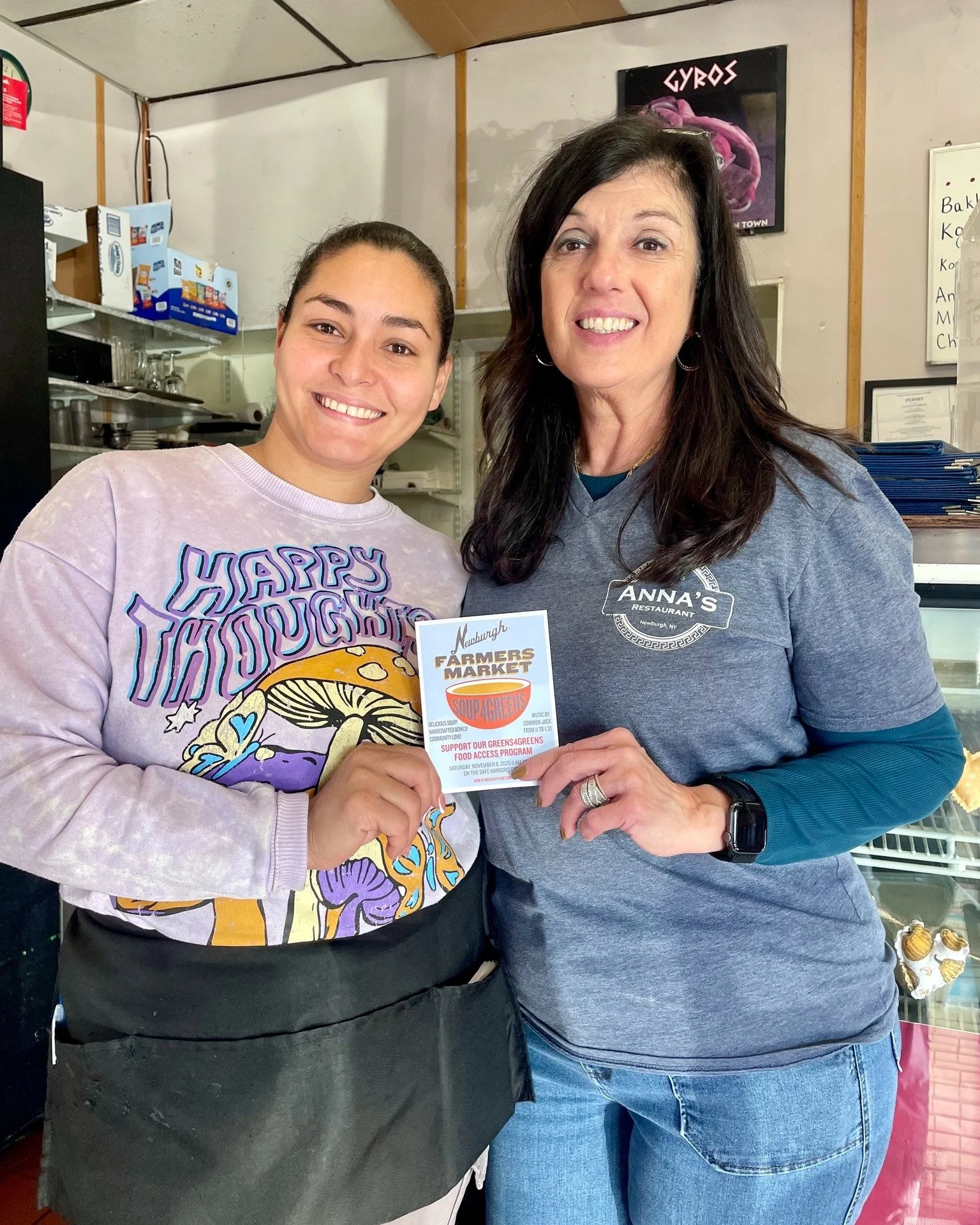 Gratitude Spotlight: Anna&rsquo;s Restaurant!
A huge THANK YOU to @annasrestaurantnewburgh  for donating their beloved Greek Lemon Chicken Noodle Soup once again for our Soup4Greens fundraiser! Their warm, homestyle soup feeds hearts and bellies alik