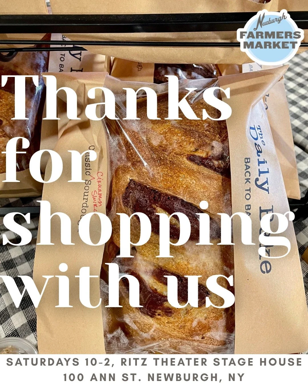 ❄️ What a way to kick off the winter season!
Thank you to everyone who came out for Opening Day of the Newburgh Farmers&rsquo; Market. Your support keeps local growers and makers thriving all winter long. 
See you next Saturday inside the Ritz Theate