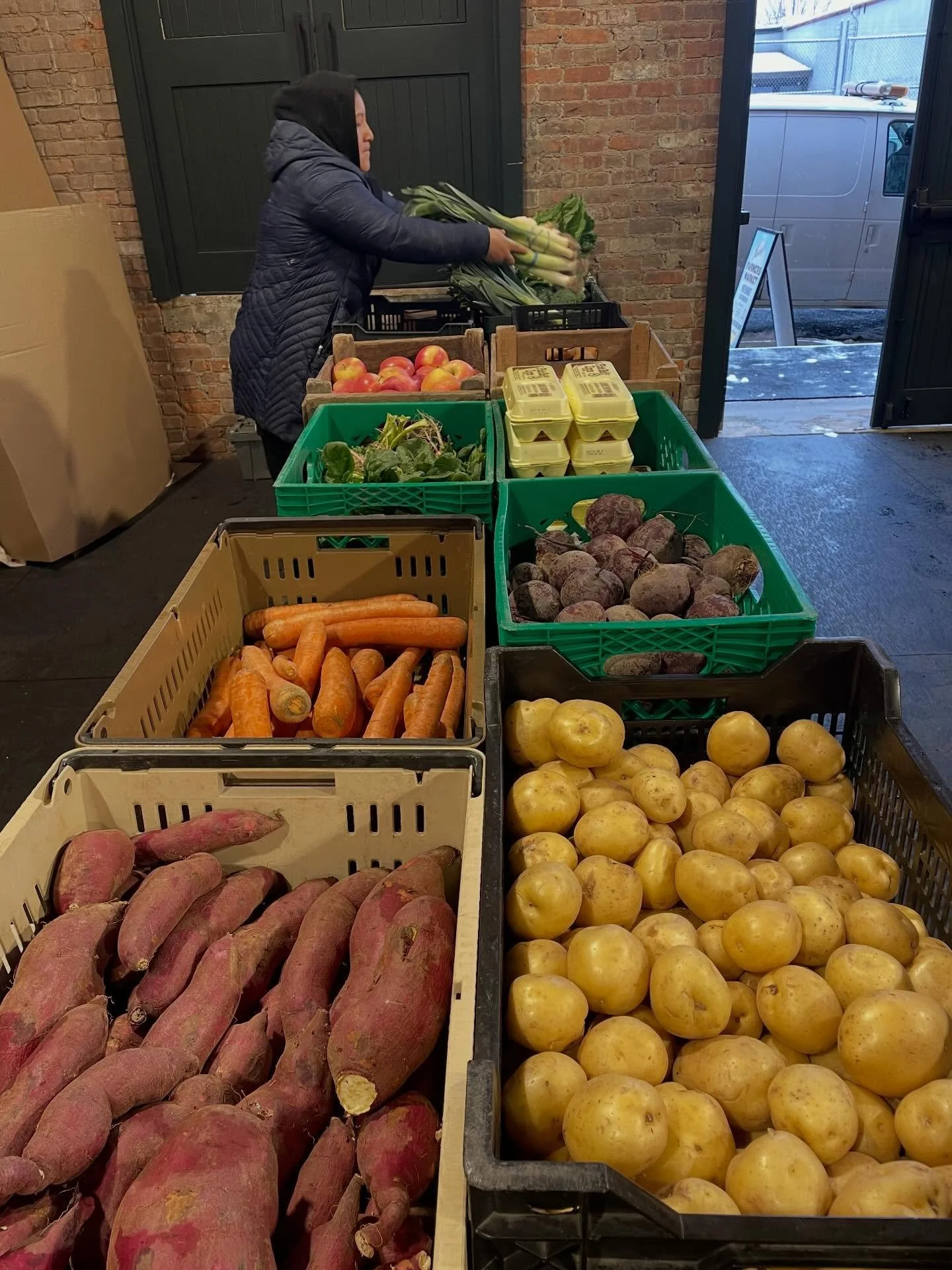 We&rsquo;re here to fill your snow day needs! Stop by and pick up some goodies for a cozy day in. From fresh veggies, pasture raised meats, artisan bread, delectable baked goods and more. Ritz Stage House, 100 Ann St.