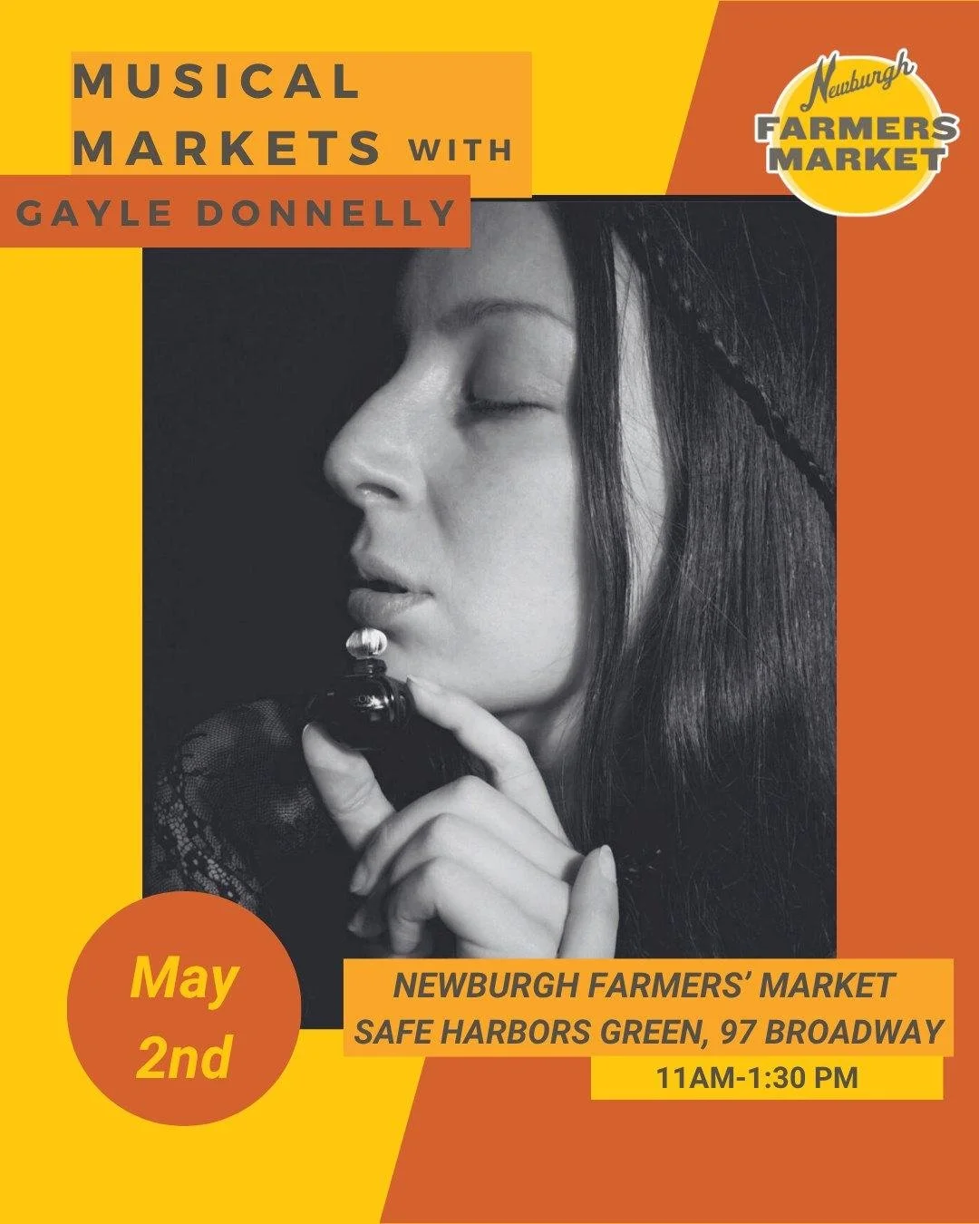 Summer starts now 💚

The Newburgh Farmers' Market returns to the Safe Harbors Green this Saturday, kicking off the summer season&mdash;every Saturday, 10am&ndash;3pm through November 21.

We&rsquo;re bringing the energy with live music from @iamgayl