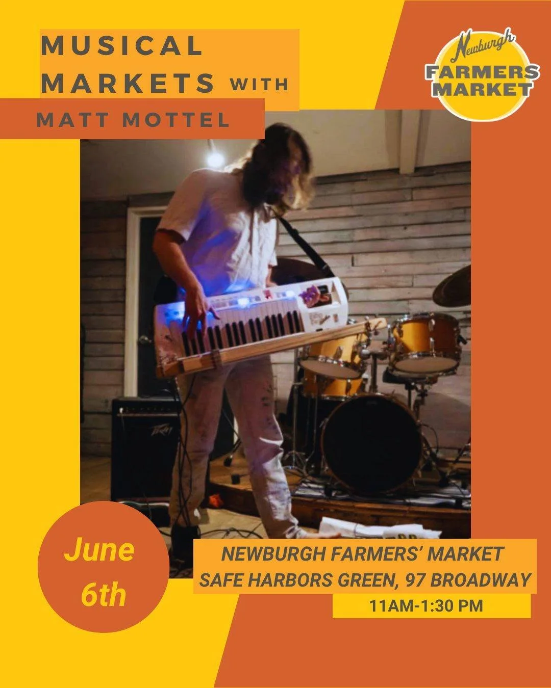 The forecast is finally giving us a true summer market day. ☀️

Fresh vegetables are rolling in from our farm vendors, local flowers are blooming, and there's plenty to discover this Saturday at the Newburgh Farmers Market. Stop by for handcrafted sp