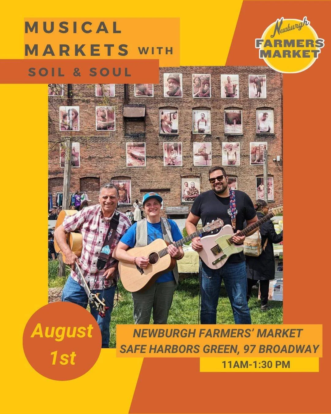 August is here, and there's plenty waiting for you at the Newburgh Farmers' Market 🌽
This week you'll find us on the Broadway side of the Green while we make room for @safeharborsofthehudson Ritz Kids Circus. Same market, just a few steps over!

Thi