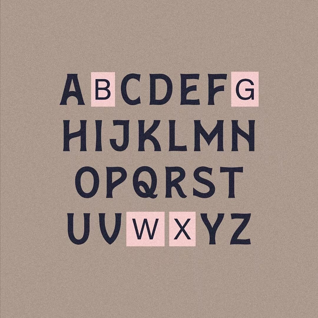 Been chipping away at this for a number of months now, she's coming together! This was meant to be an improvement of my first font, Presque, but has slowly taken on a shape of it's own. Still work to do but not rushing things. 🐢
.
.
.
#graphicdesign