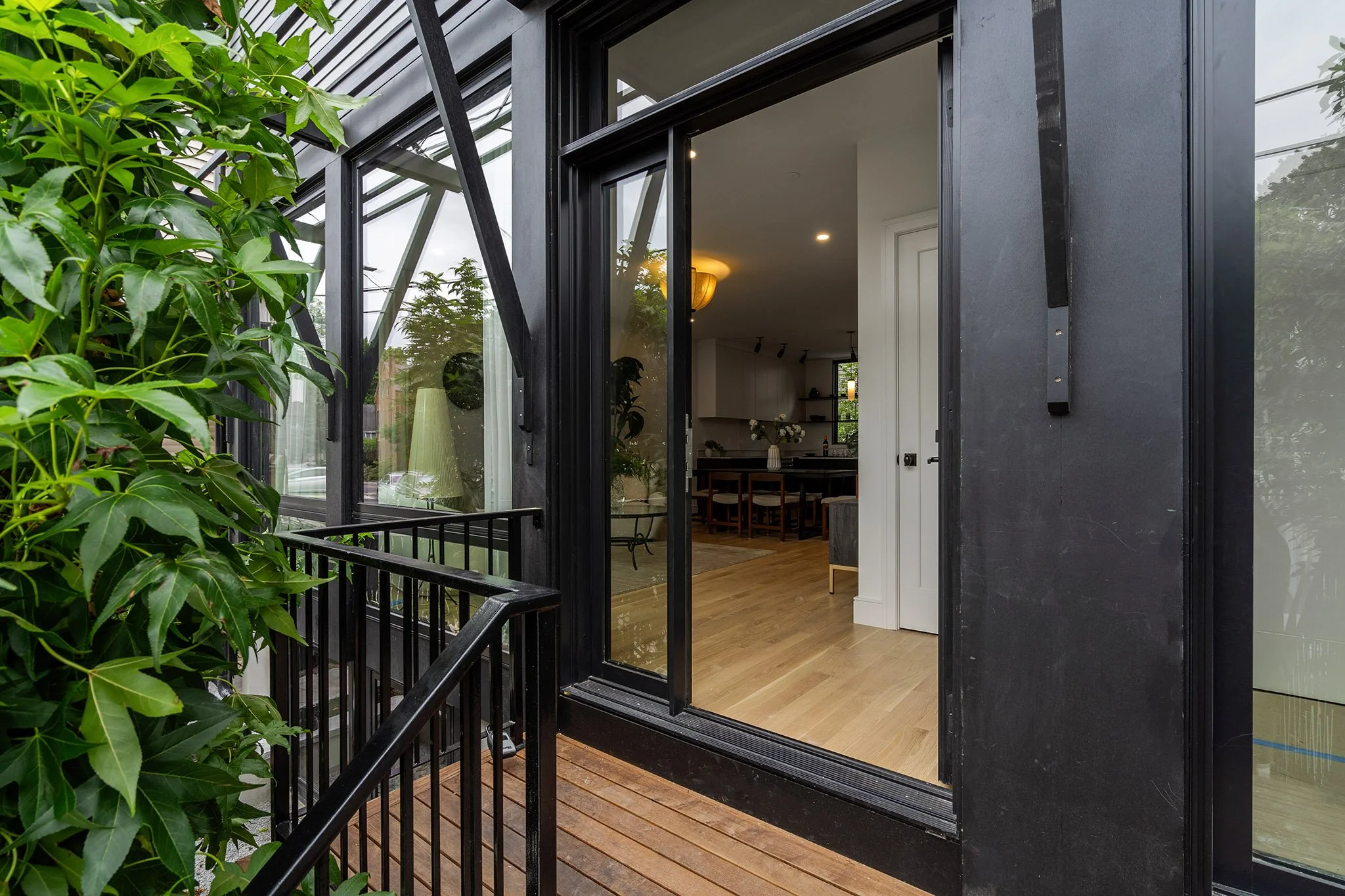 Bristol Townhouse exterior after deep energy retrofit in Cambridge MA