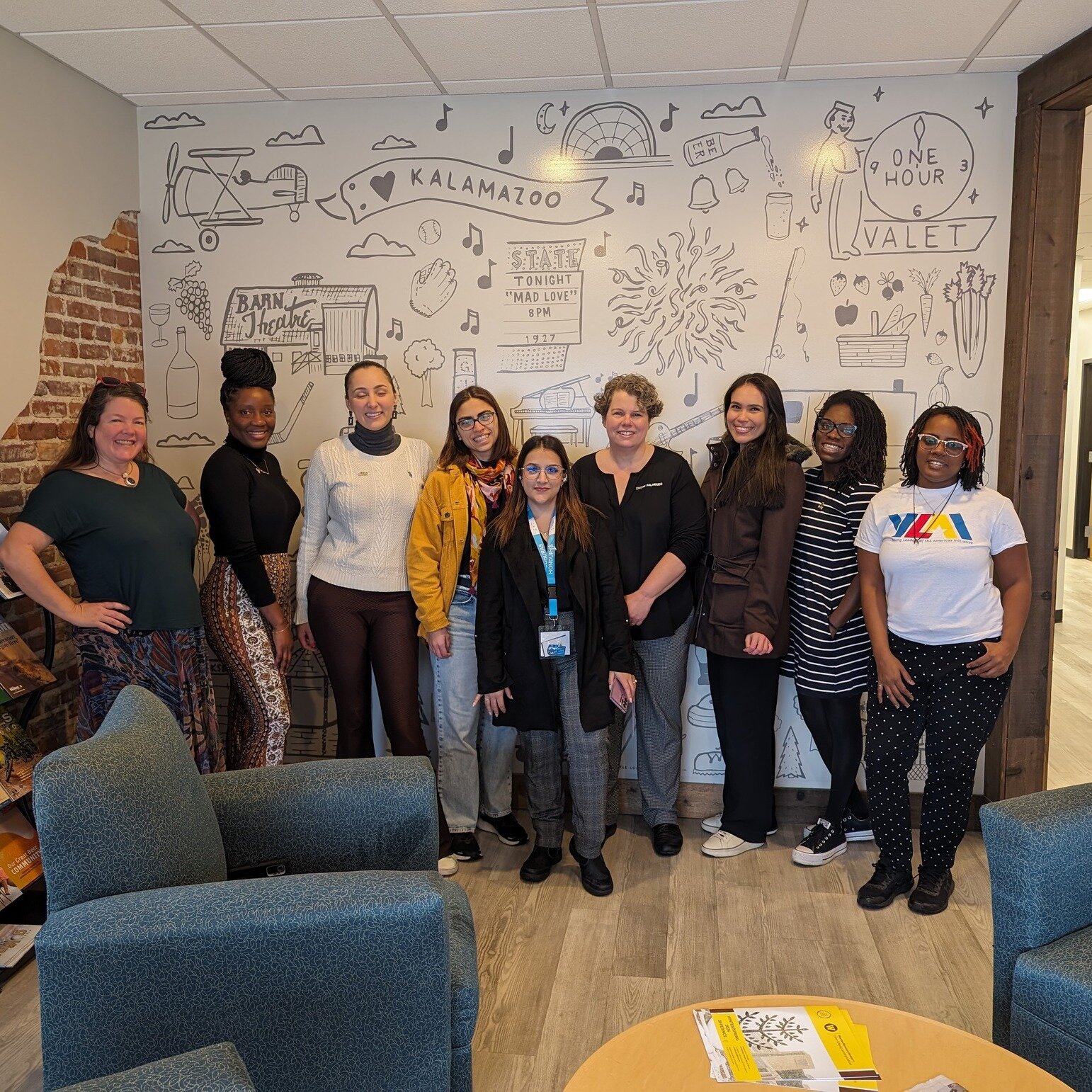 It's #InternationalWomensDay, and we're so excited to be celebrating with a group of young leaders from across the Americas who arrived in Kalamazoo yesterday to spend four weeks with us as part of their YLAI Fellowship in partnership with IREX. 

Ou