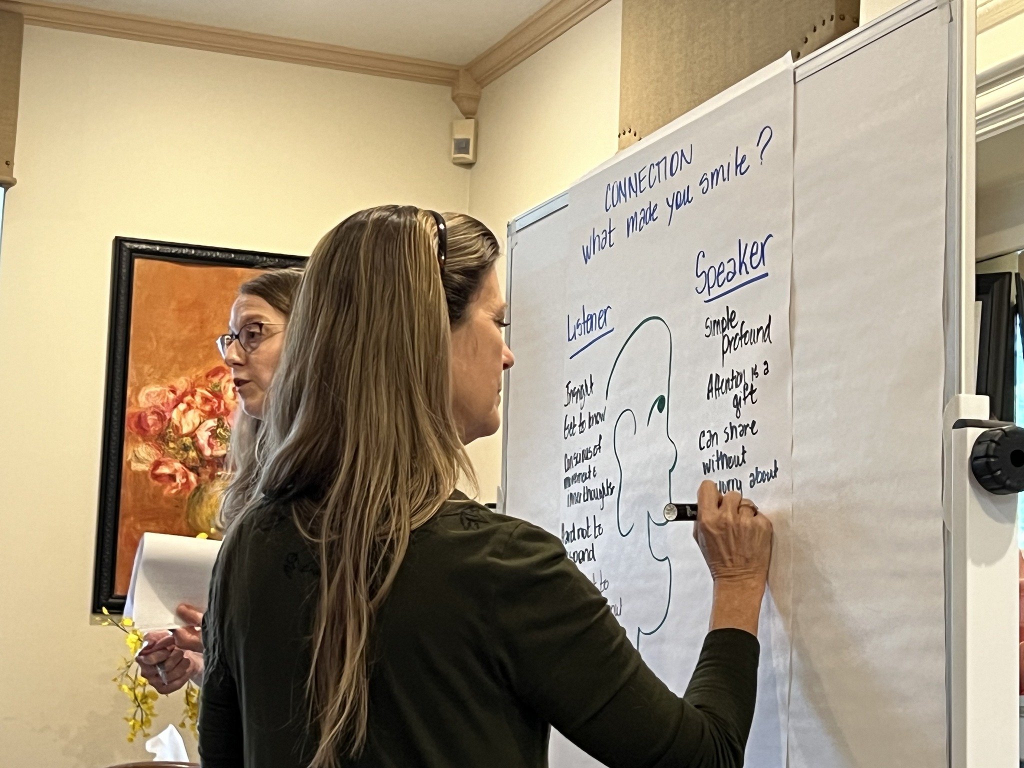 It was so rewarding that for their first board meeting, our two newest members, Natalia Carvalho-Pinto and Deborah Harsha, were able to be part of the &quot;Having Generative Discussions&quot; experiential workshop, facilitated by Amy Mervak and Alli