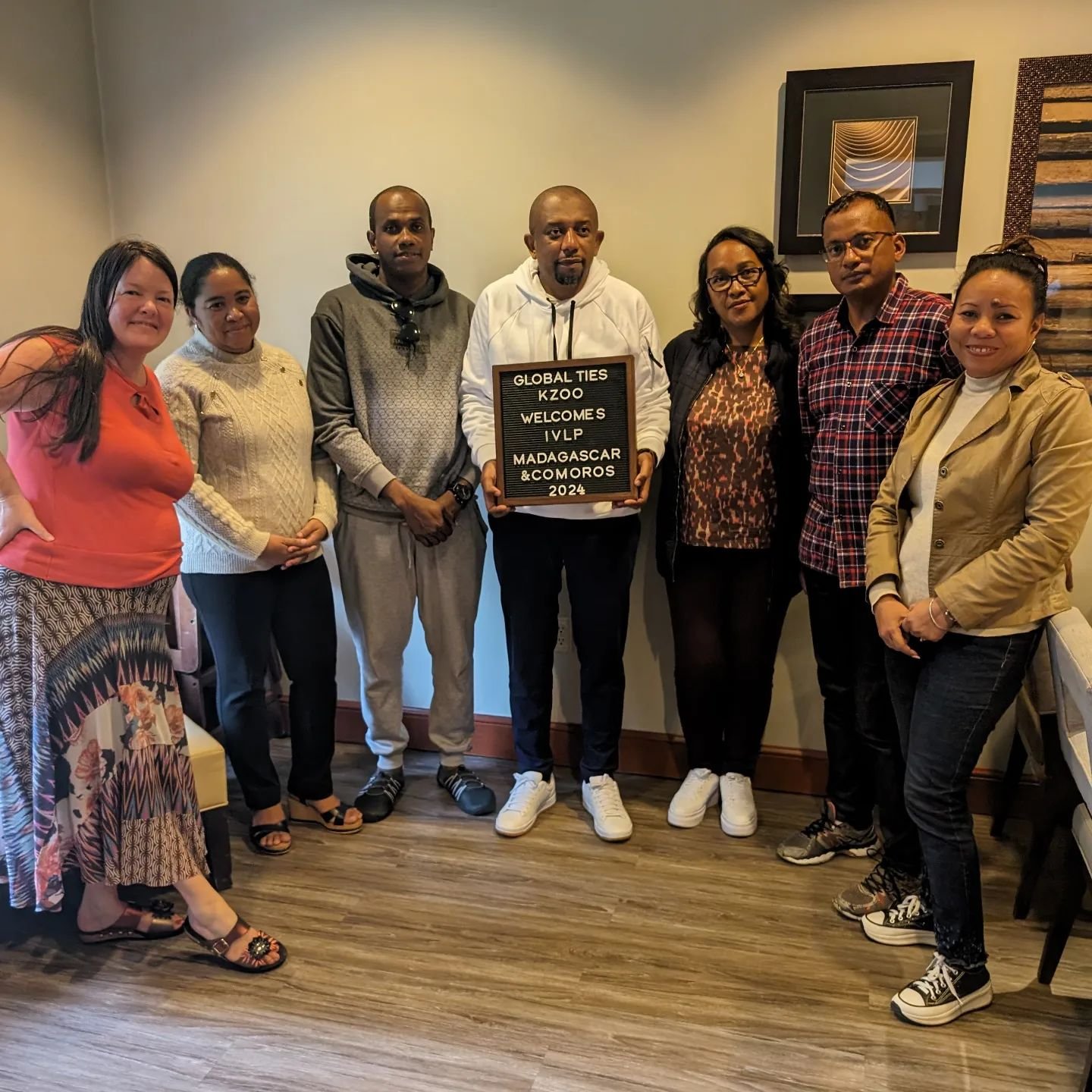 We were delighted to welcome this group of IVLP delegates from Madagascar and Comoros yesterday evening following some minor travel delays.

Adaptability is critical in the work that we do, and we're so grateful for our devoted team and collaborators