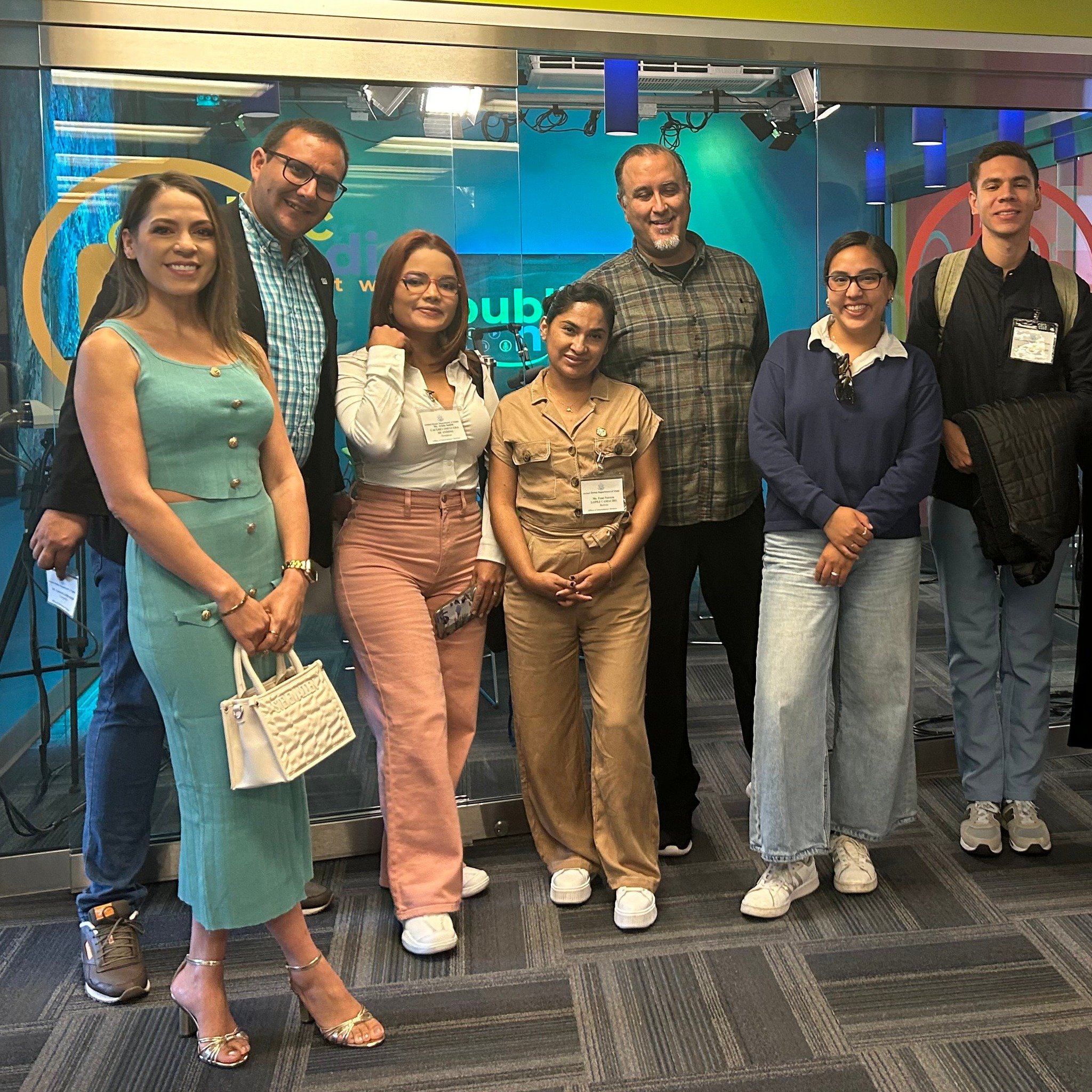 It's been an honor connecting IVLP participants from this Edward R. Murrow Program for Journalists -  New and Traditional Broadcast Media - from all over the Americas - with their peers in our community over the last week. 

Special thanks to Lem and
