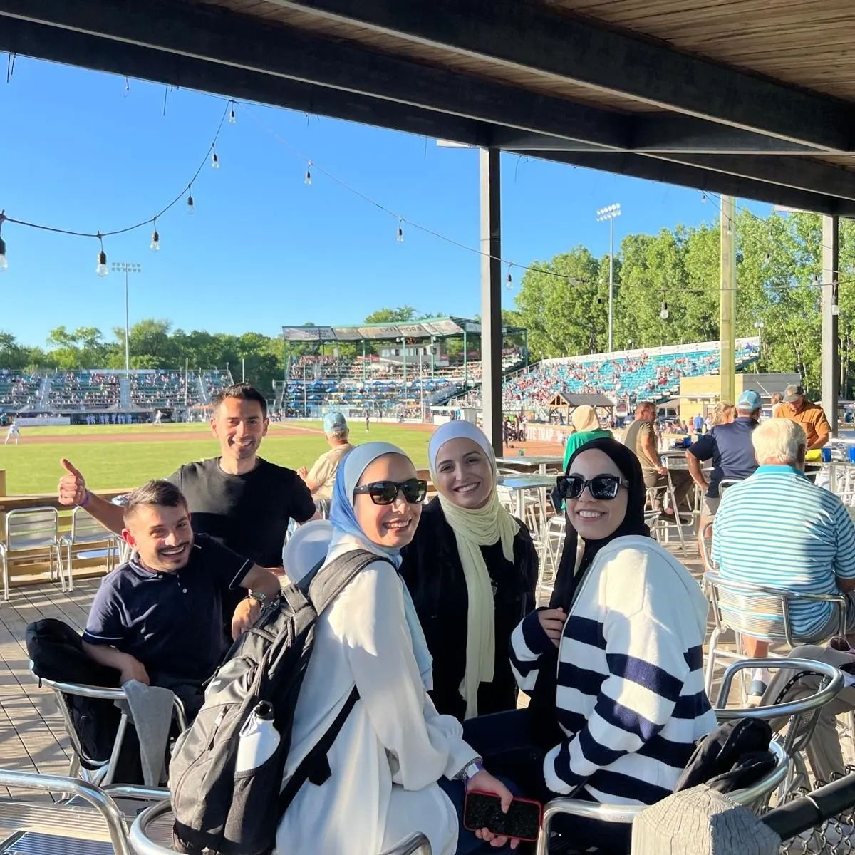 Had a great time at the Kalamazoo Growlers game with the Kalamazoo UJLEP cohort last night. Thanks so much to Disability Network Southwest Michigan for the tickets, and to Buthaina, Nuseibah, and Jodi for sharing these photos. ⚾

@irexinternational 
