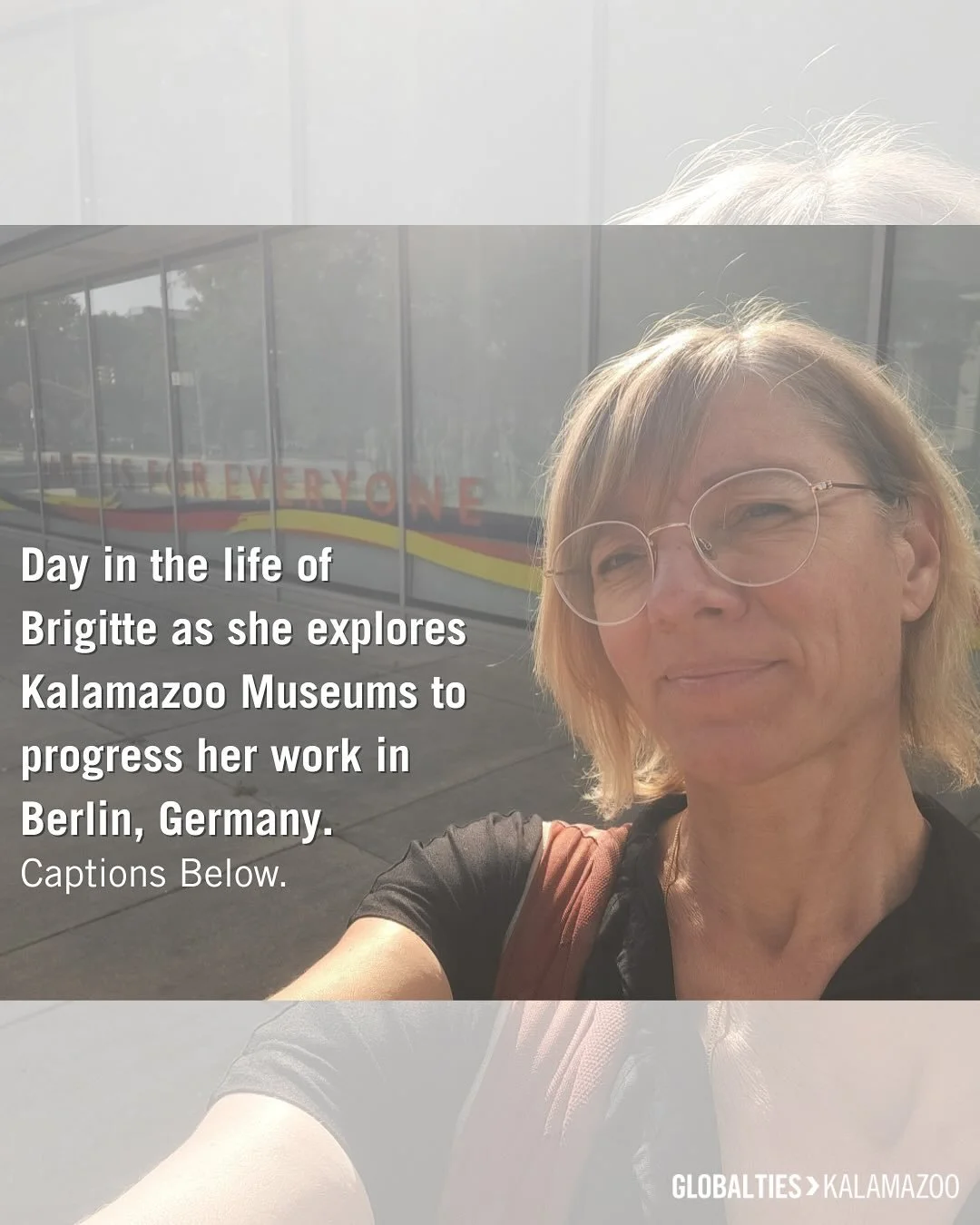 The words of Brigitte Steiner:

I work at Labyrinth Children&rsquo;s Museum in Berlin, Germany.

@labyrinthkindermuseumberlin 

During TRAX and my 2-month-stay in Kalamazoo I explored the city&rsquo;s museums, interactive elements, and education prog