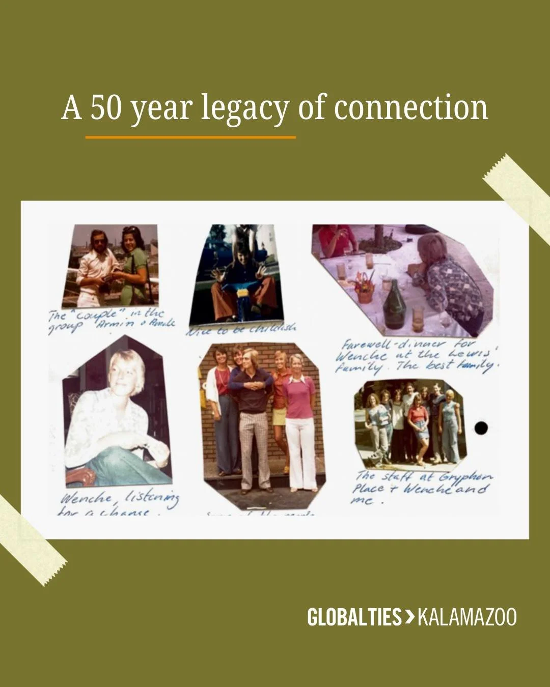 🎞️These are snapshots from our 1974 Visitors Guide, captured just 3 years after we hosted our first group of international visitors. 
In 1971 we got our start as the Kalamazoo Area Council of International Programs (KIP) which was a seasonal program