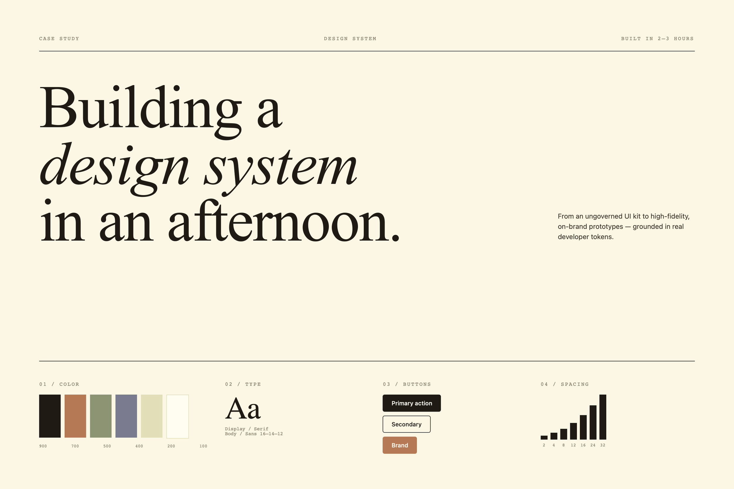 Building a Design System in Claude Design