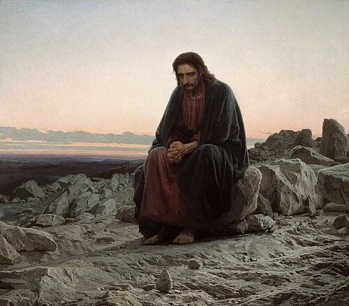  “Christ in the Wilderness,” by Ivan Kramskoi 