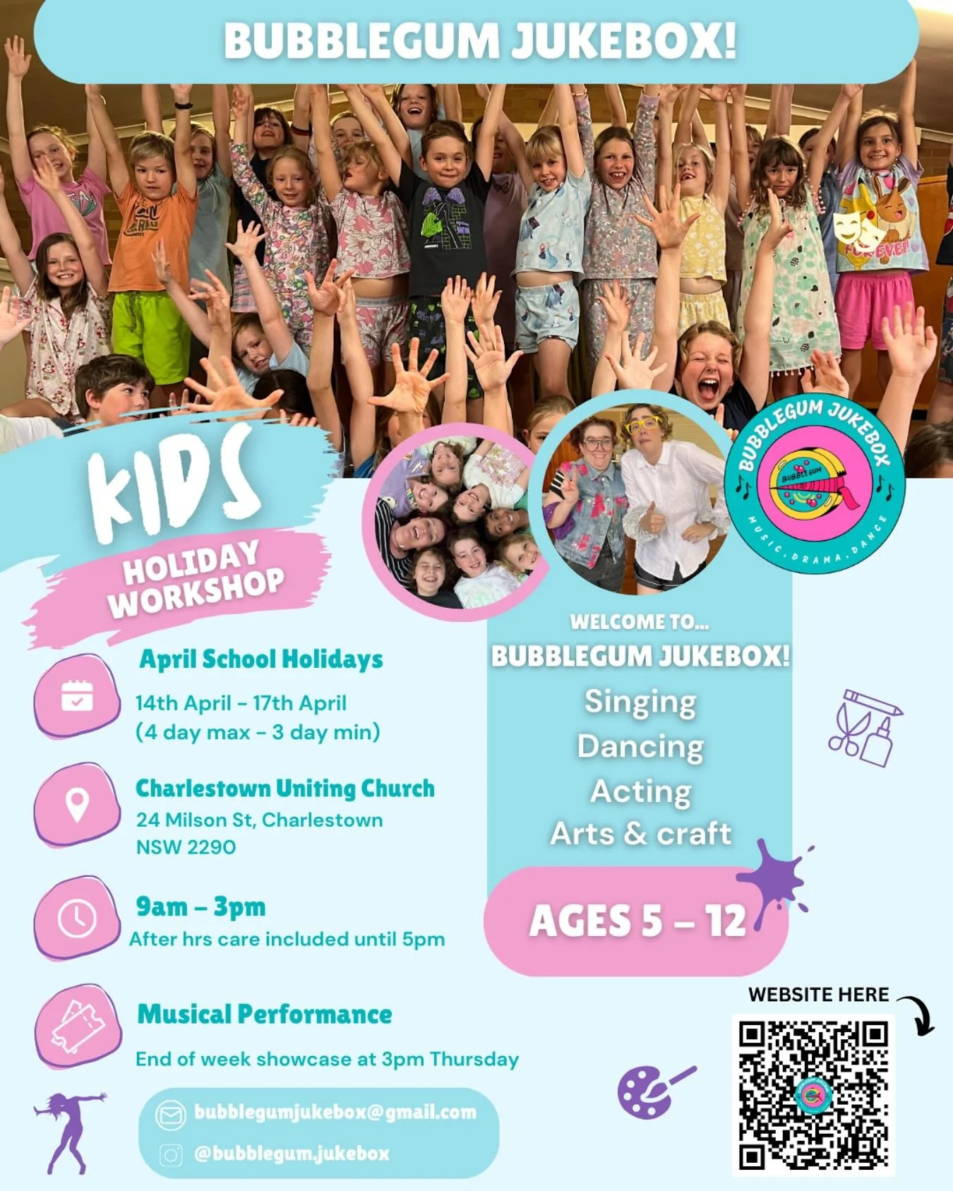 ✨ APRIL PROGRAM! ✨Our next workshop is 4 days only! Sign up now before we fill 🆙 Link in bio or follow this: www.indiajazz.com.au/bubblegum-jukebox #school #schoolholidays #schoolholidayfun #schoolkids #holidays #kidsworkshop #kidscrafts #creativeki