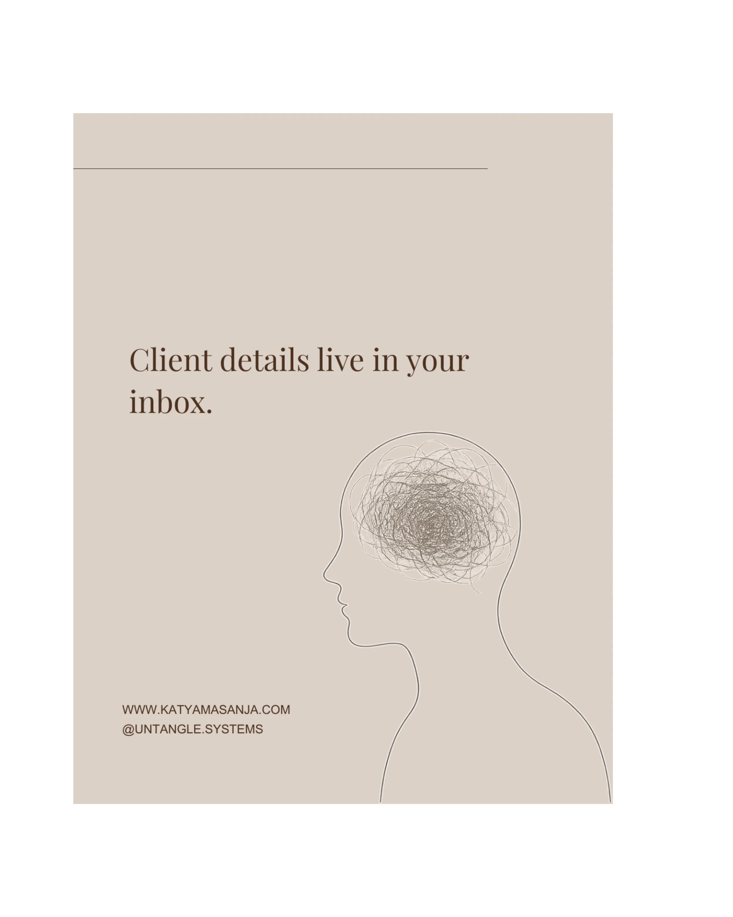 So what do you do? Send emails. Said no one ever. I&rsquo;ve had untangle as an idea for a long time now. It&rsquo;s nice to finally get it out of my head. Welcome.