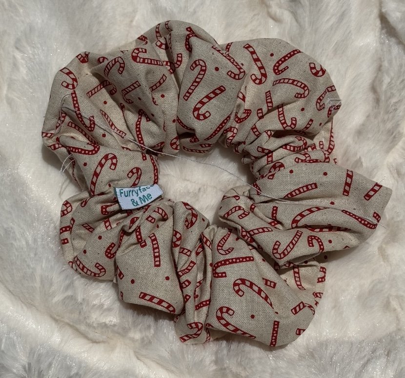 Scrunchie - Candy cane