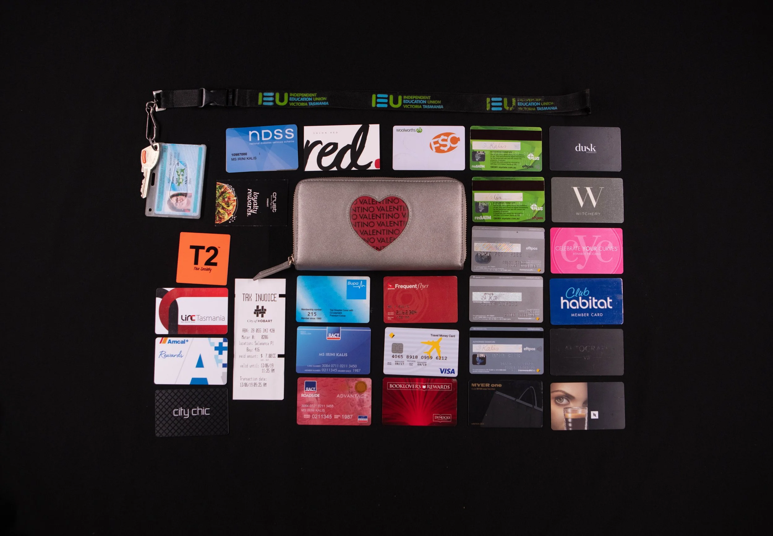 Mum (2022) - contents of mums wallet.