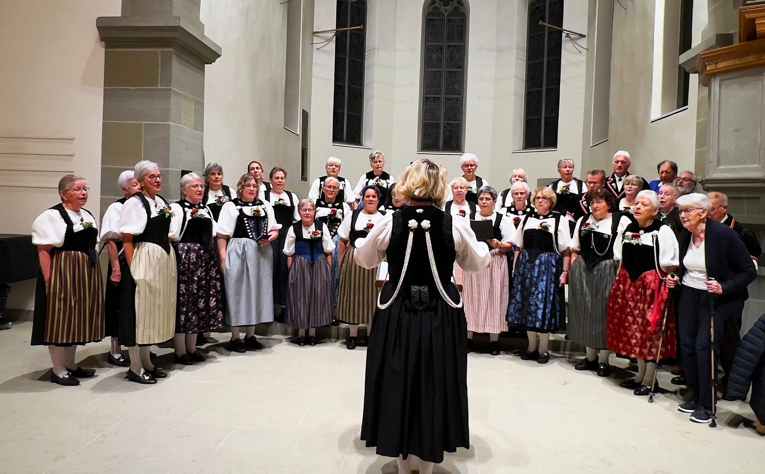 Auftritt in der Ref. kKirche Kirchberg,